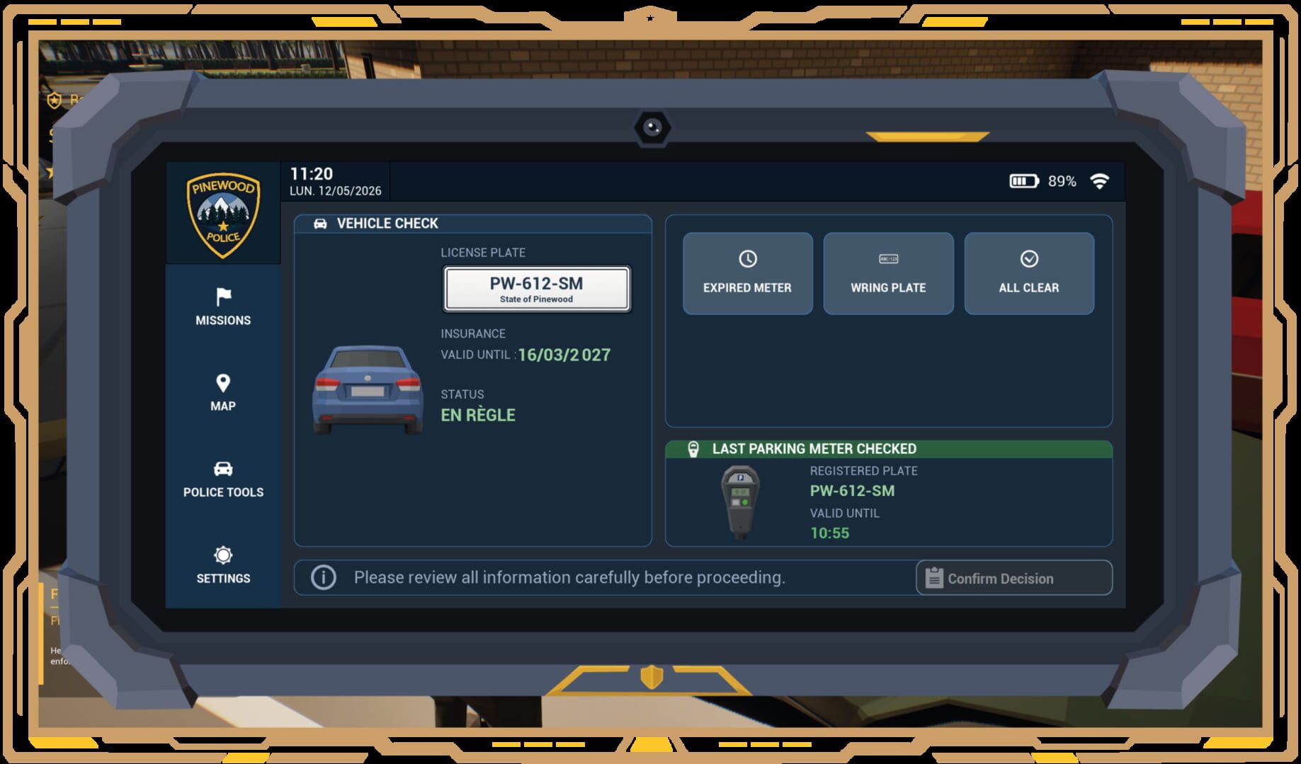 Federal Cadet - Screenshot