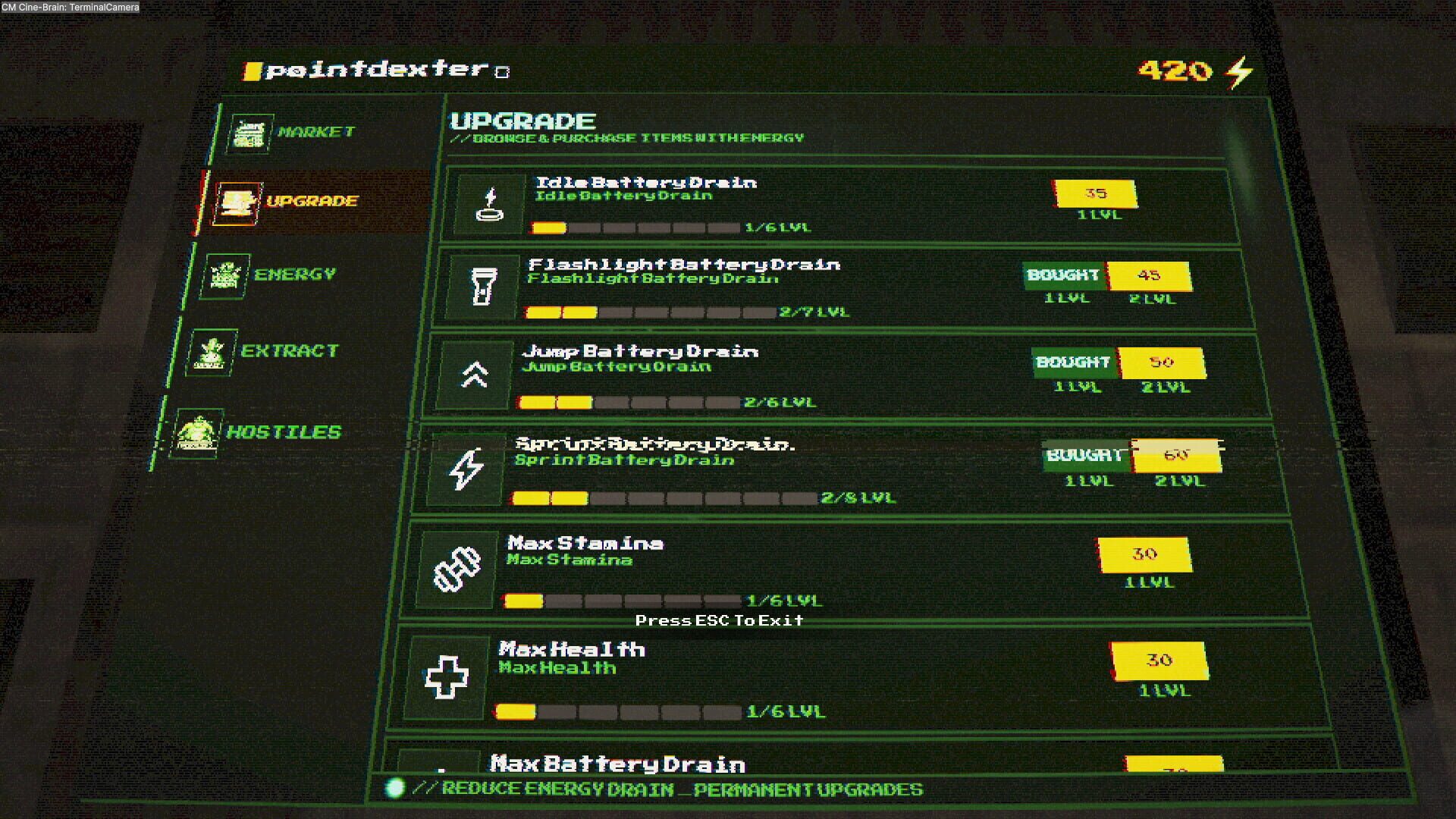 Scavenge Protocol - Screenshot