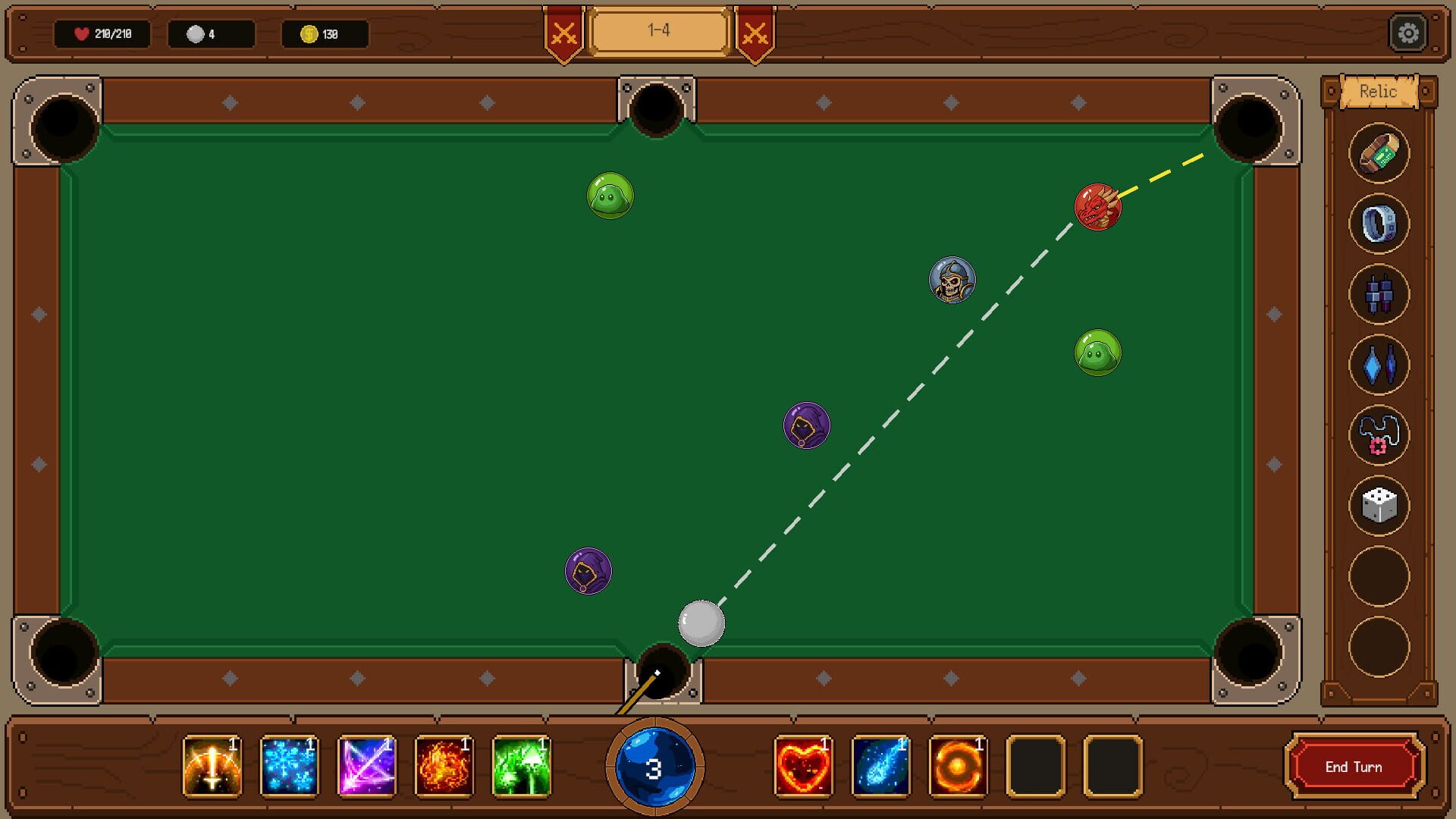 Brave Billiards - Screenshot