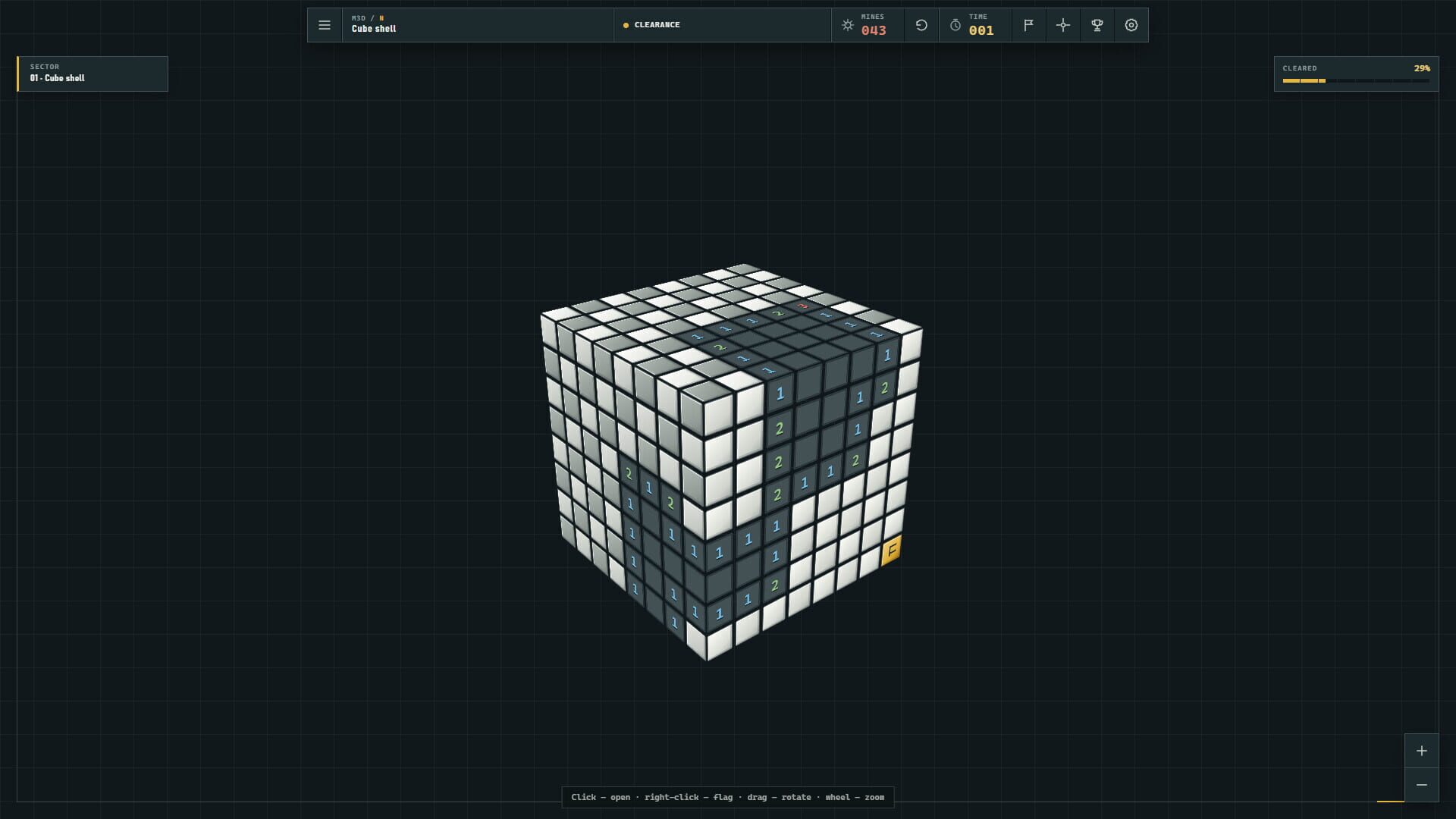 Minesweeper 3D - Screenshot