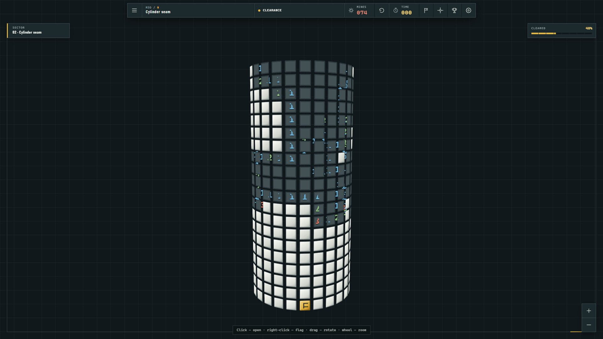 Minesweeper 3D - Screenshot