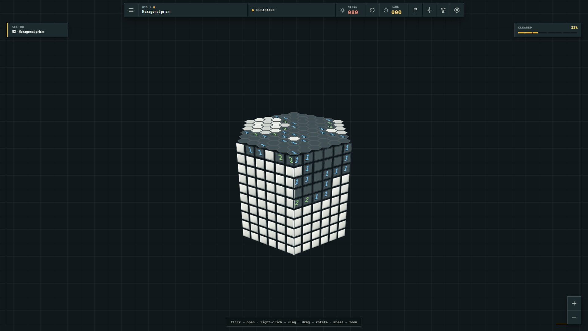 Minesweeper 3D - Screenshot
