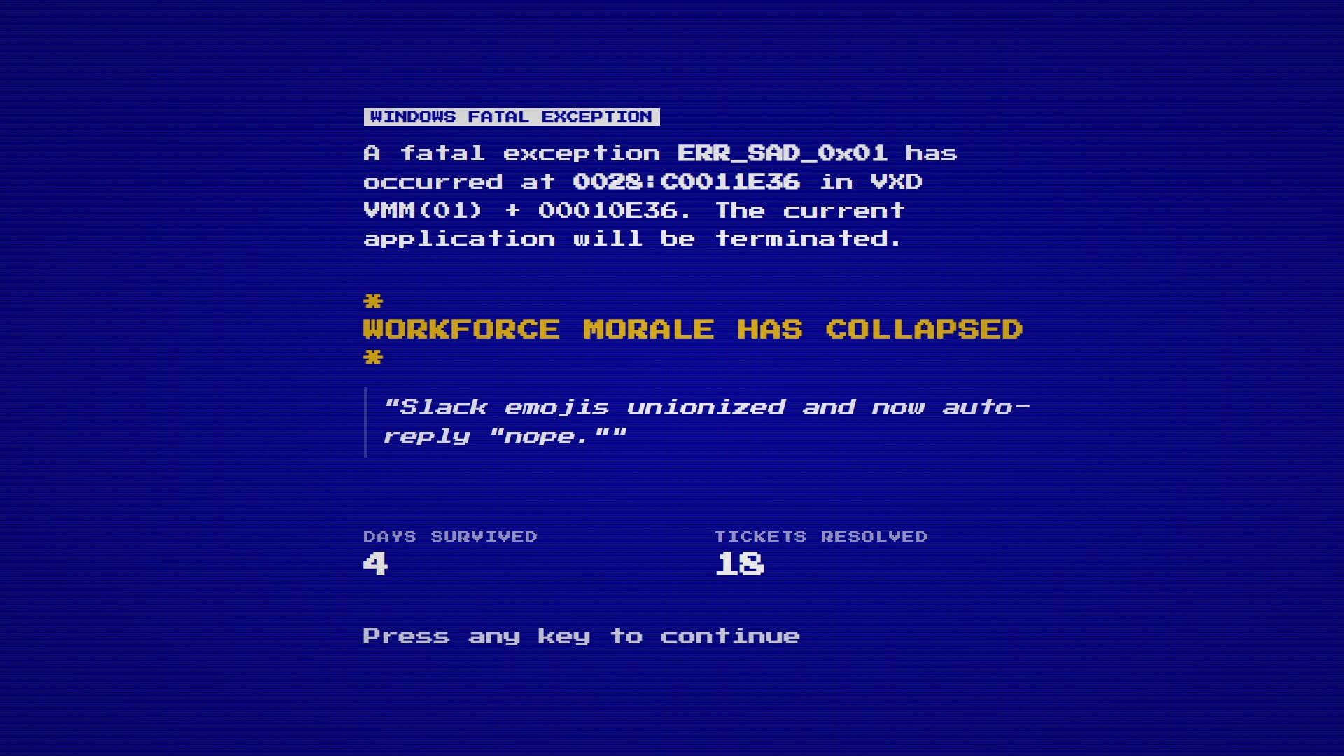 I.T Never Ends - Screenshot