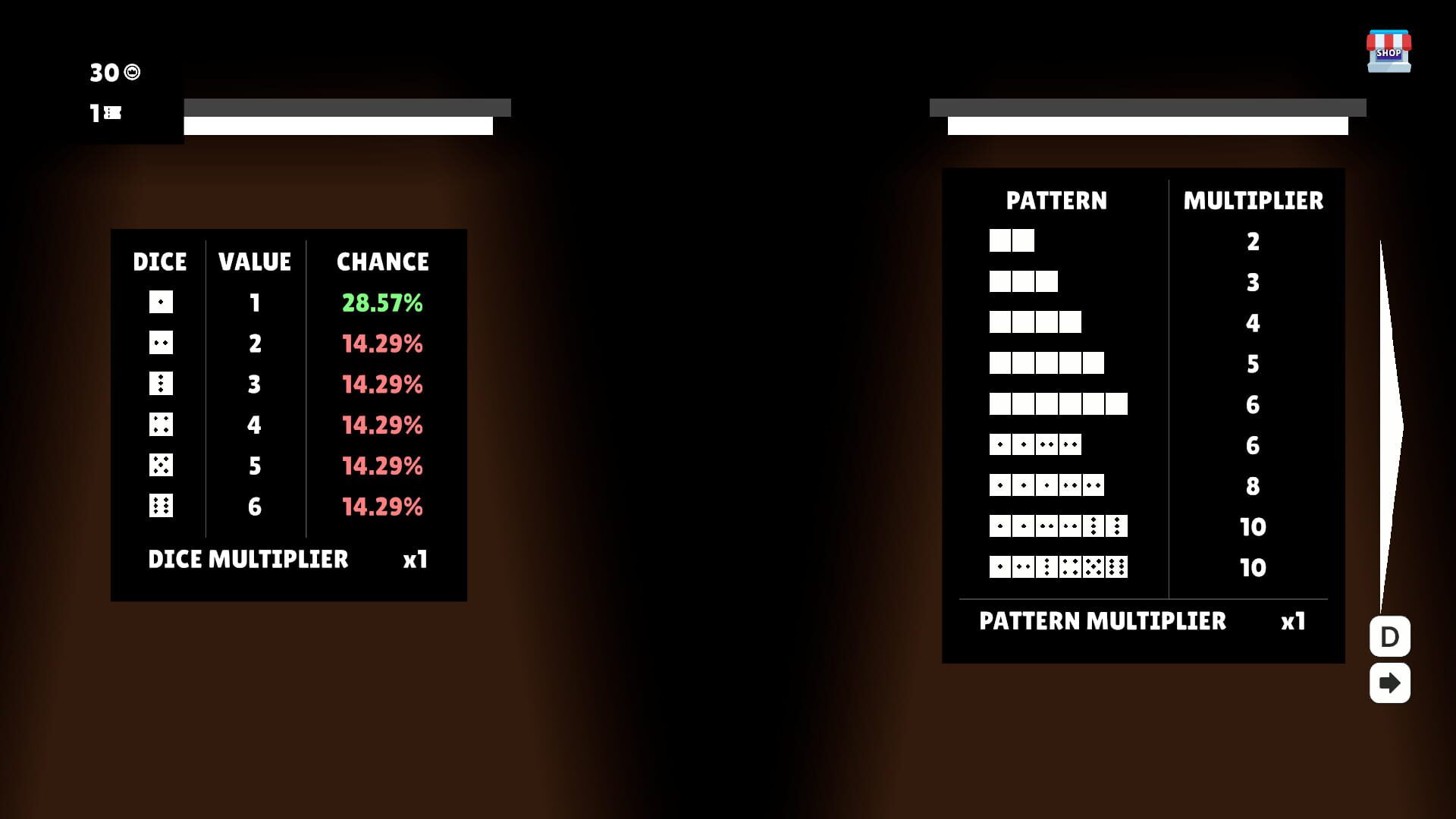 Devil's Dice - Screenshot