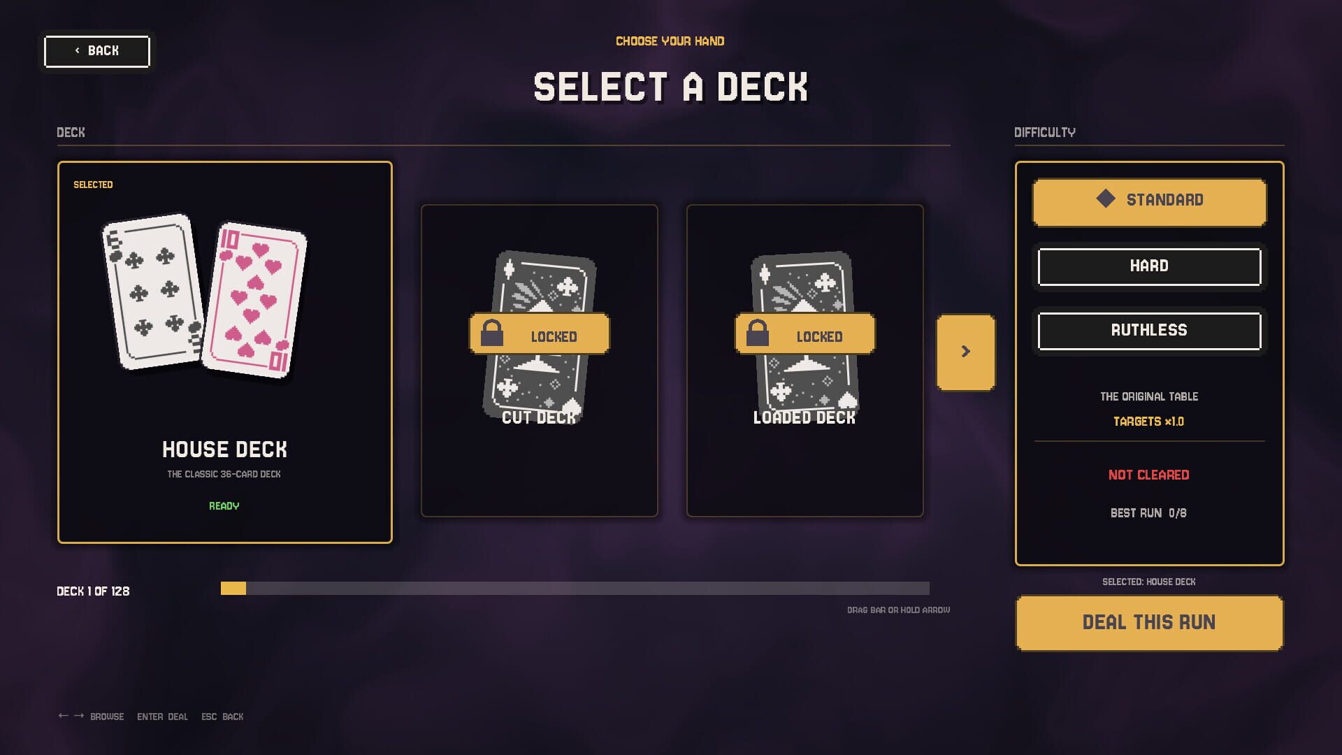 Settle or Sweep - Screenshot