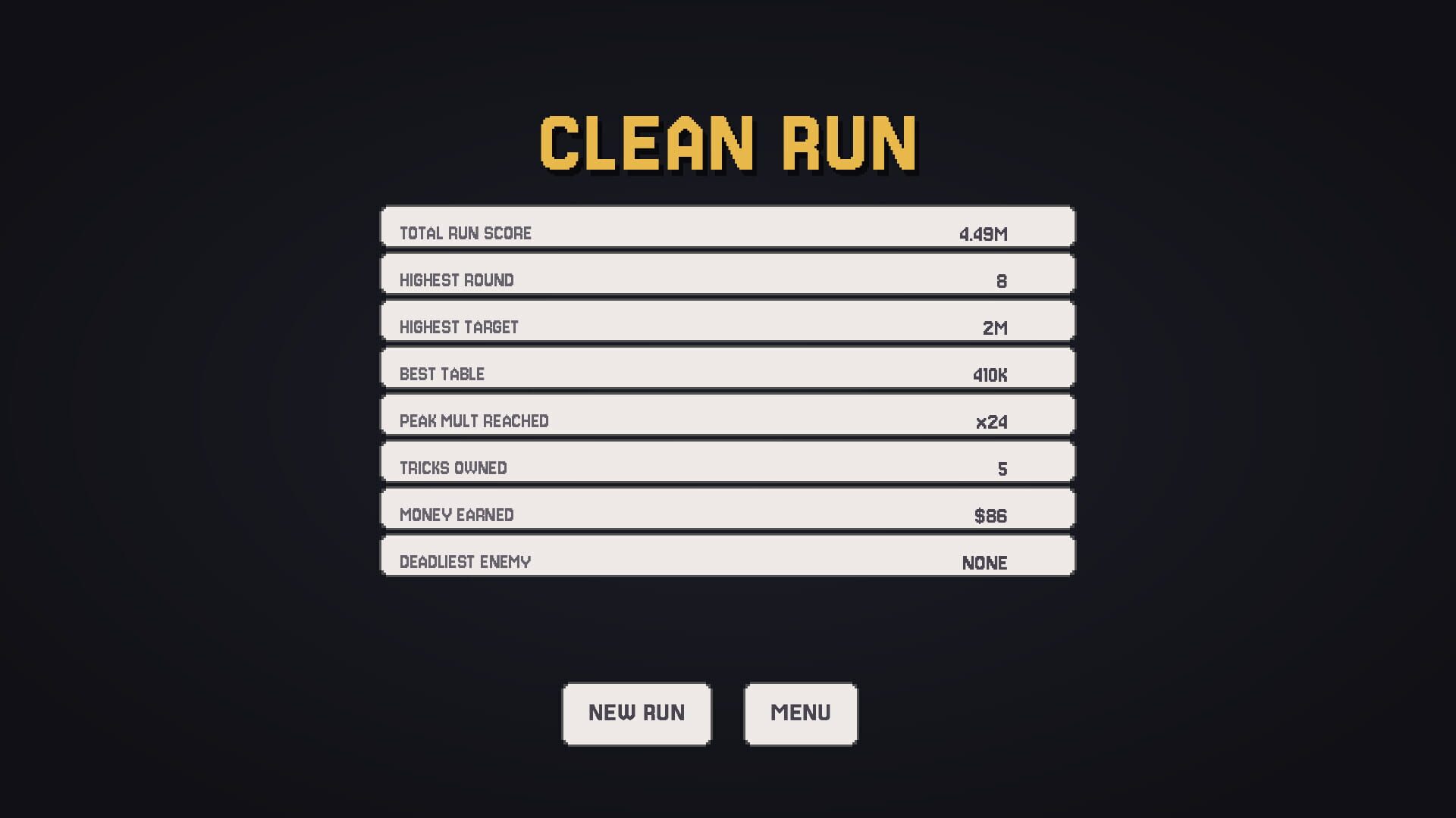 Settle or Sweep - Screenshot