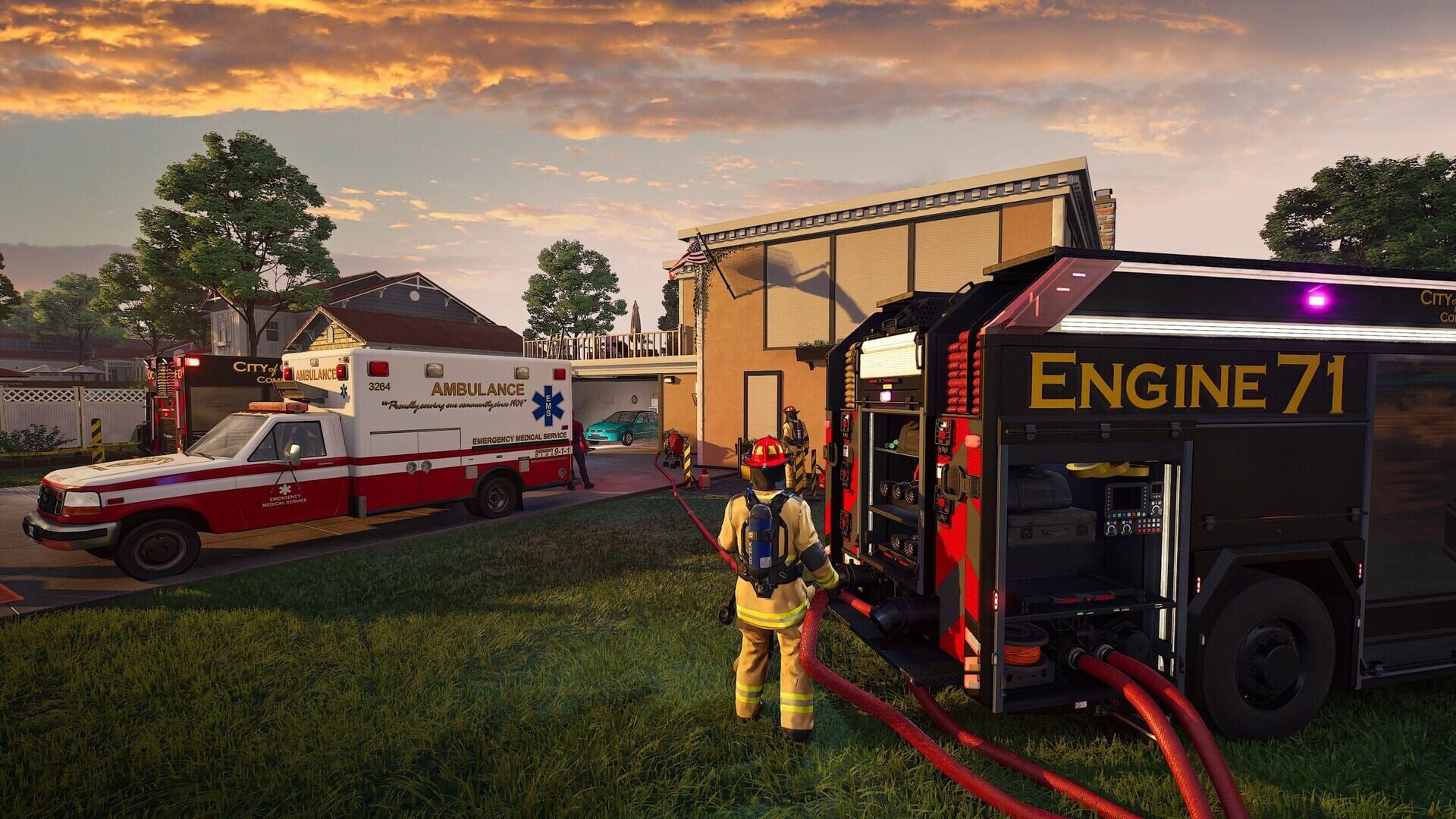 Firefighting Simulator: Ignite - Blackout Truck Edition Skins DLC - Screenshot