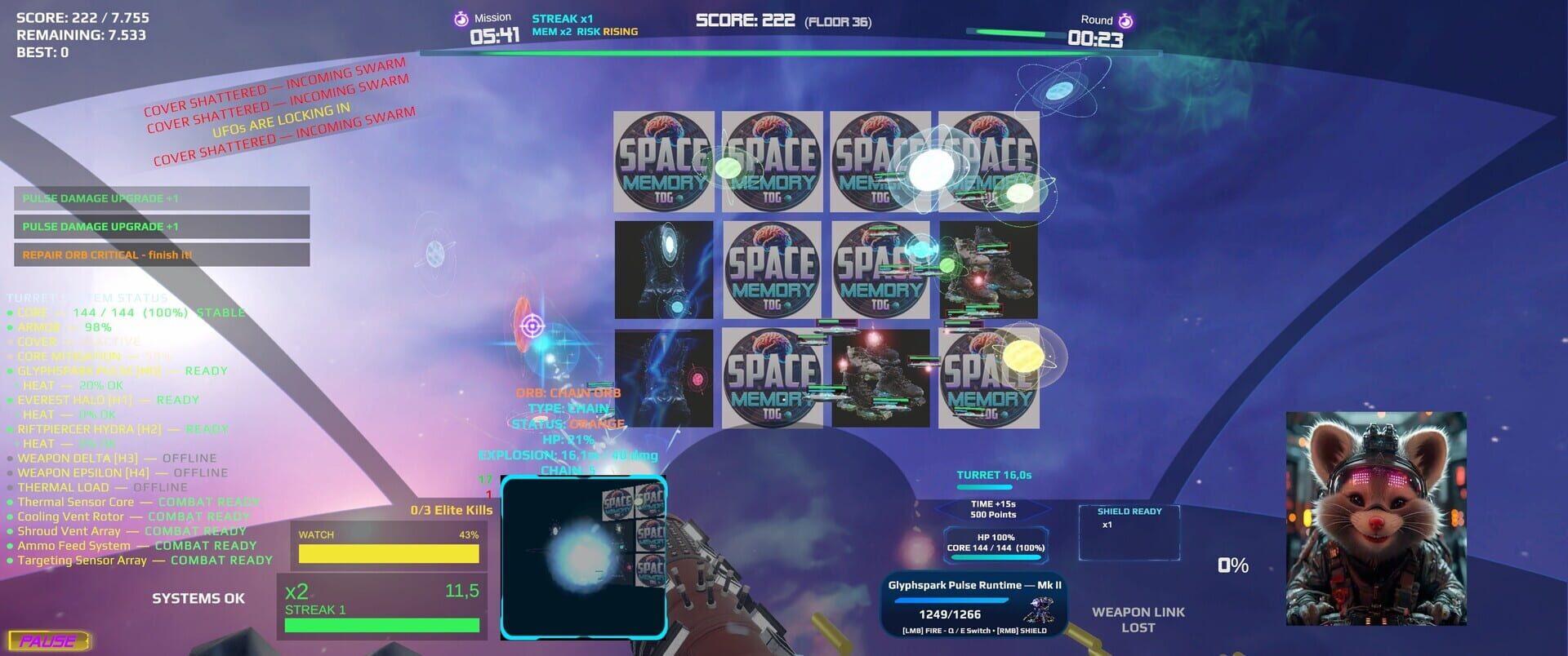 Space Memory TDG - Screenshot