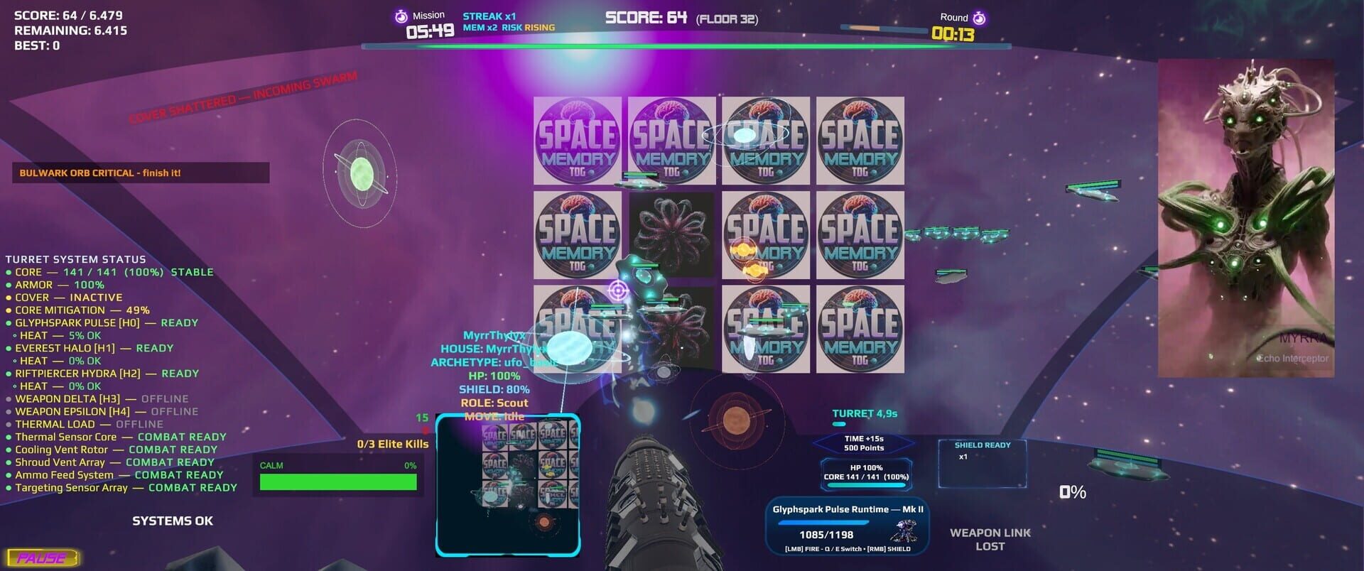 Space Memory TDG - Screenshot