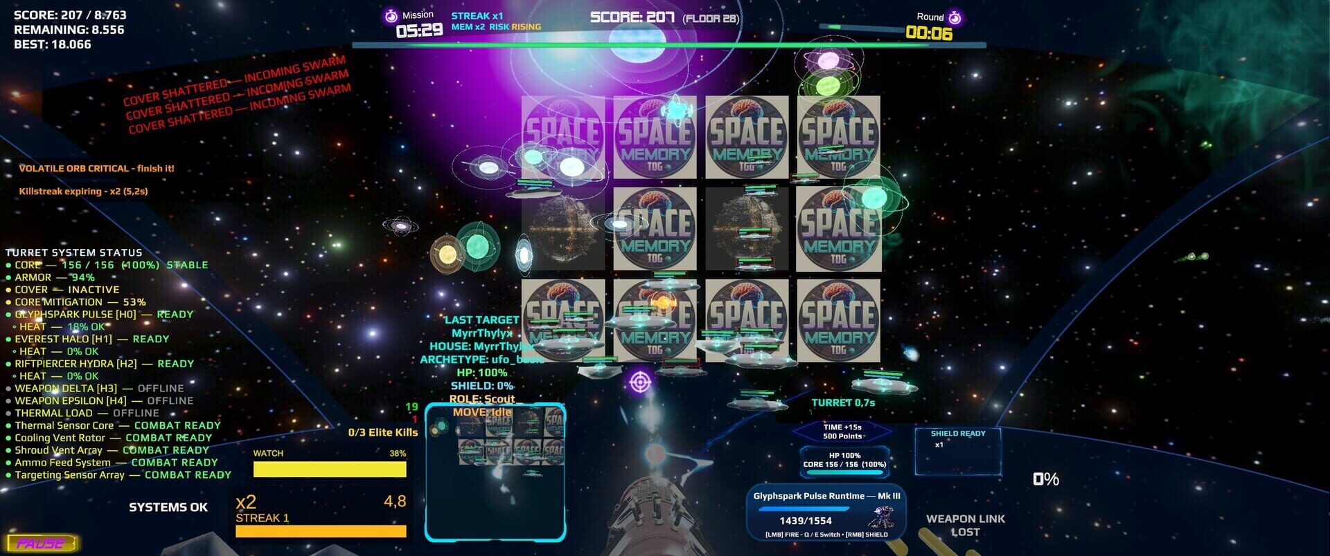 Space Memory TDG - Screenshot