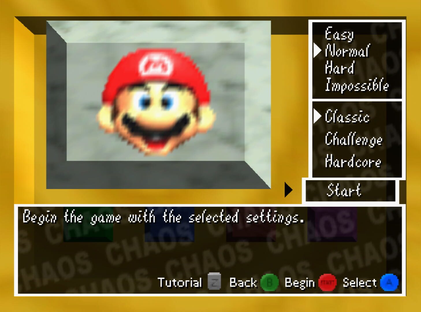 Super Mario 64: Rogue Chaos Edition Version 2.0 - Screenshot