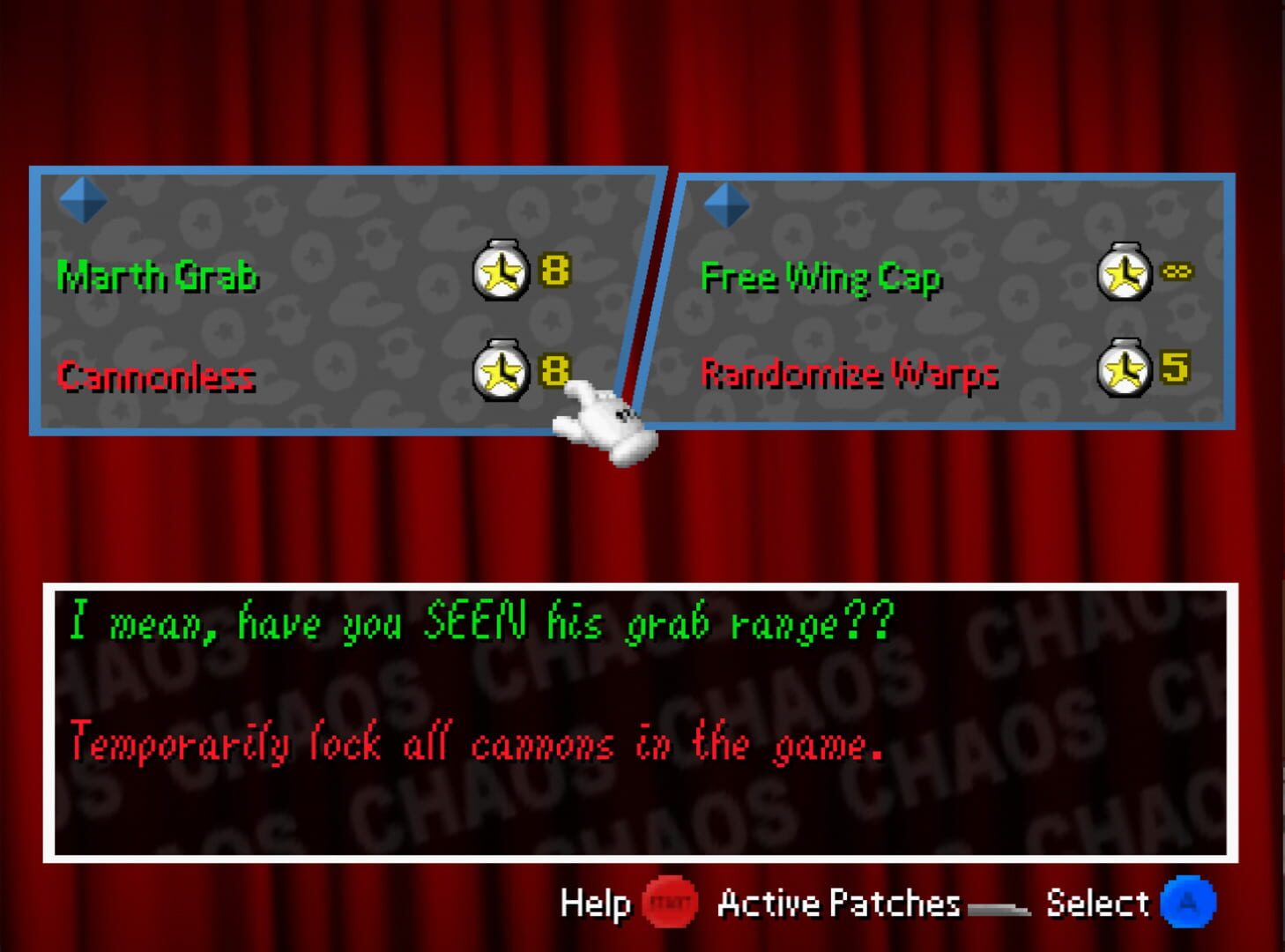 Super Mario 64: Rogue Chaos Edition Version 2.0 - Screenshot