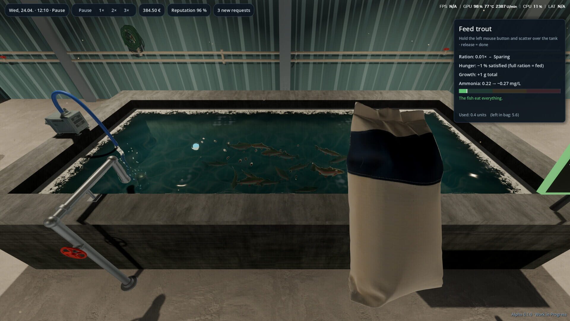 Aquaculture Simulator - Screenshot