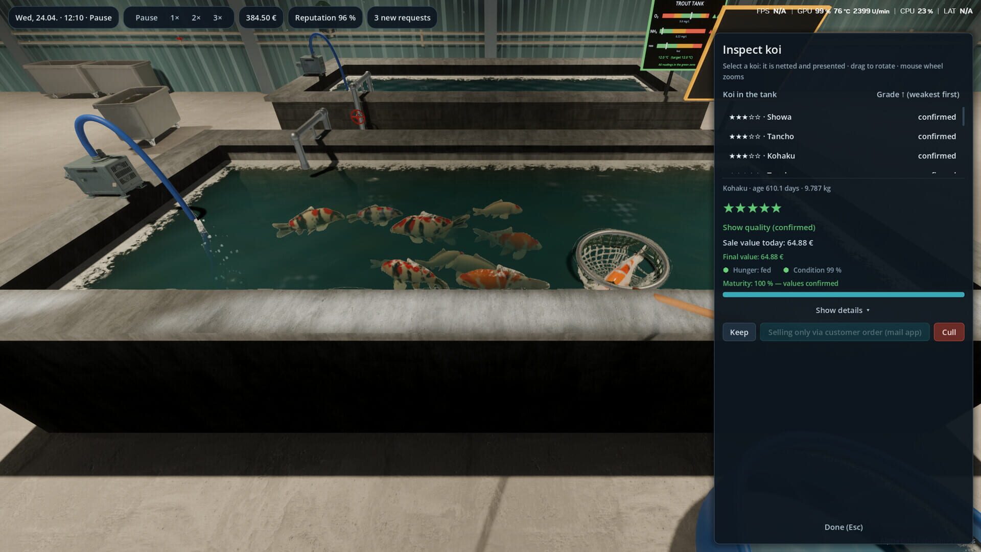 Aquaculture Simulator - Screenshot