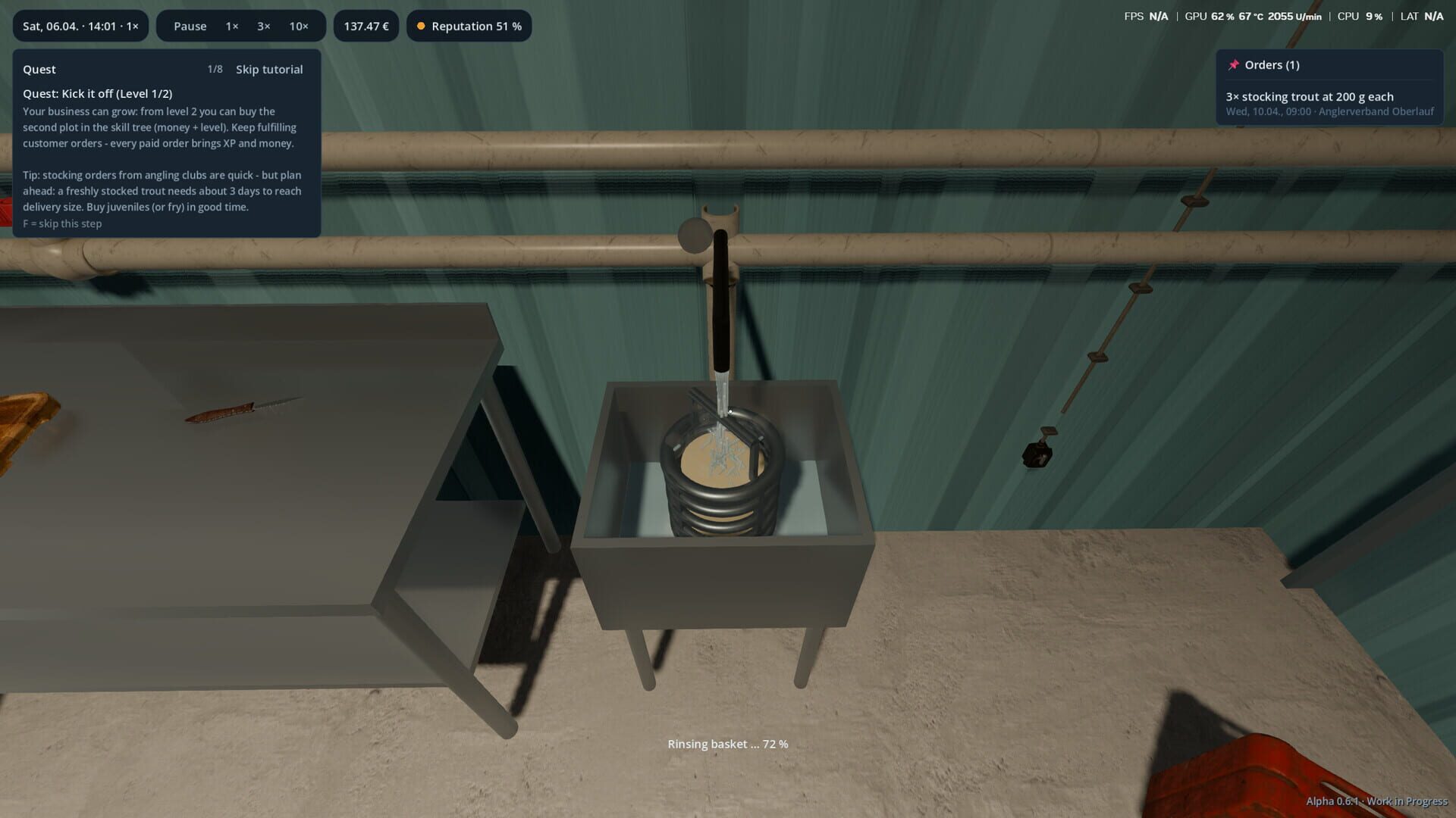 Aquaculture Simulator - Screenshot