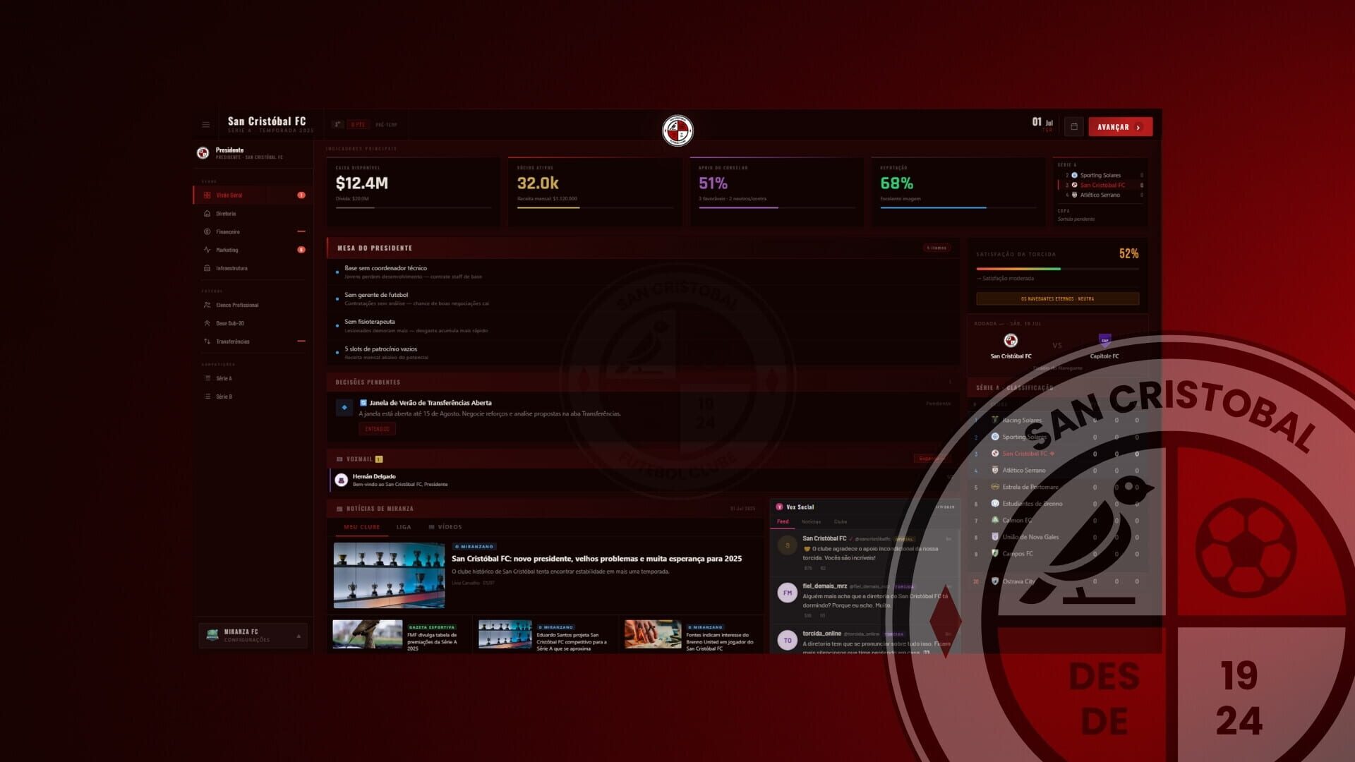 Miranza Futebol Clube - Screenshot