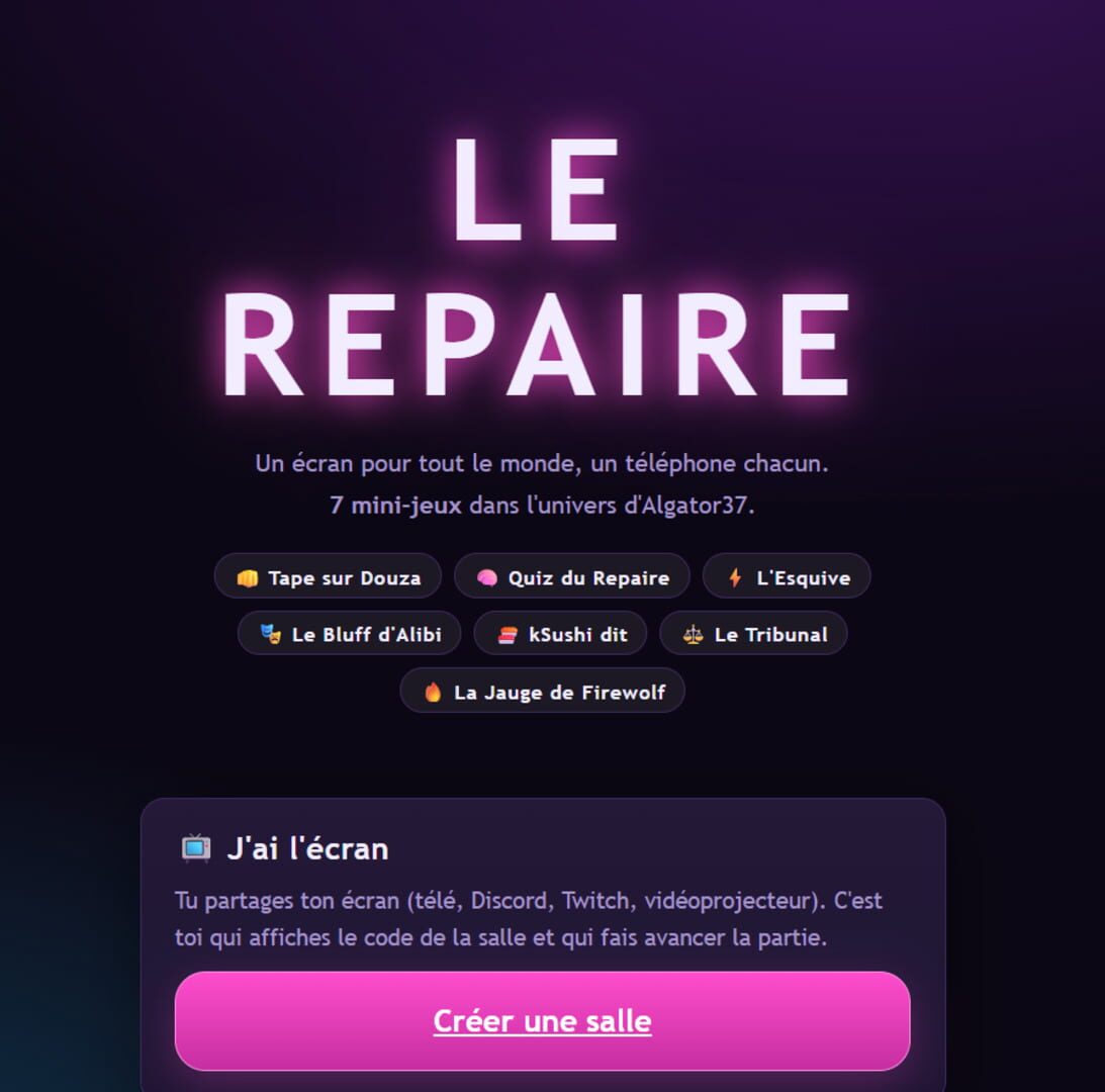 Le Repaire - Screenshot