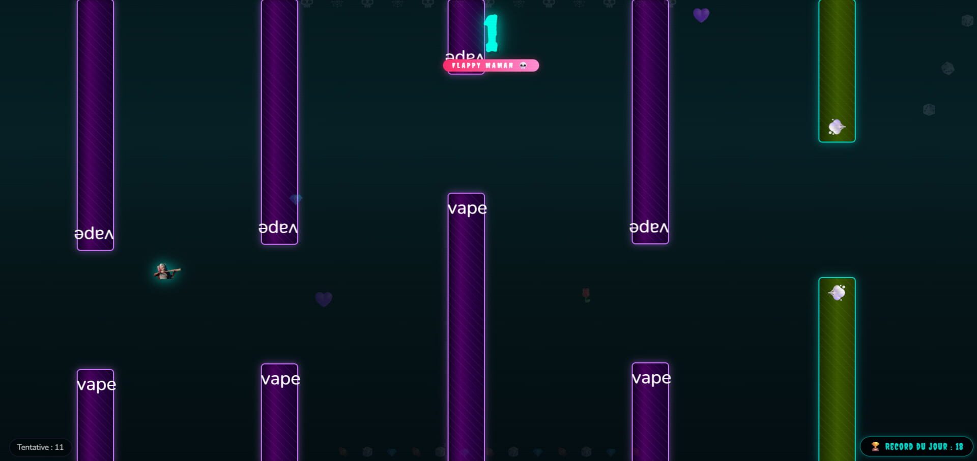 Flappy maman - Screenshot