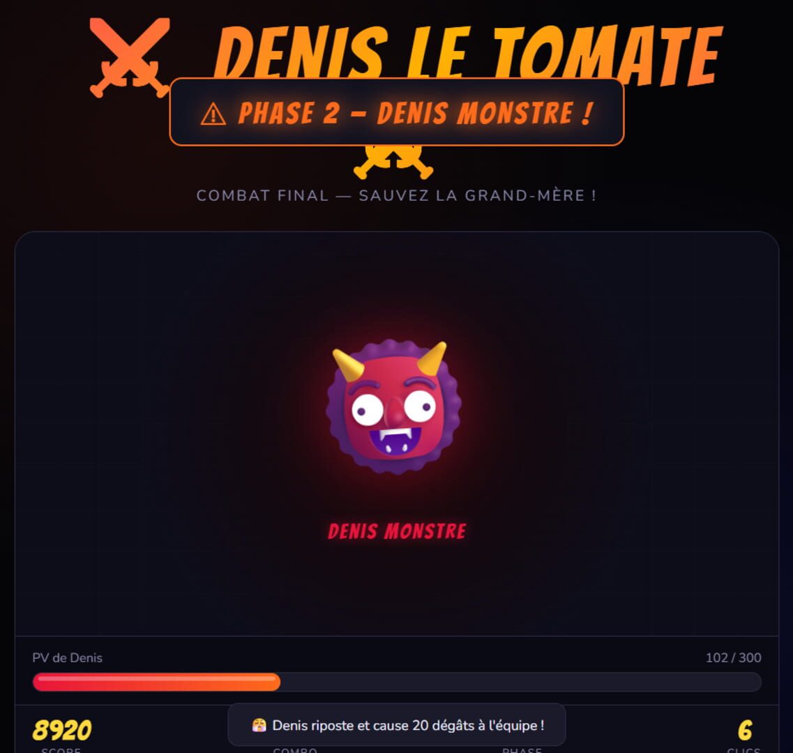 Denis le Tomate - Screenshot