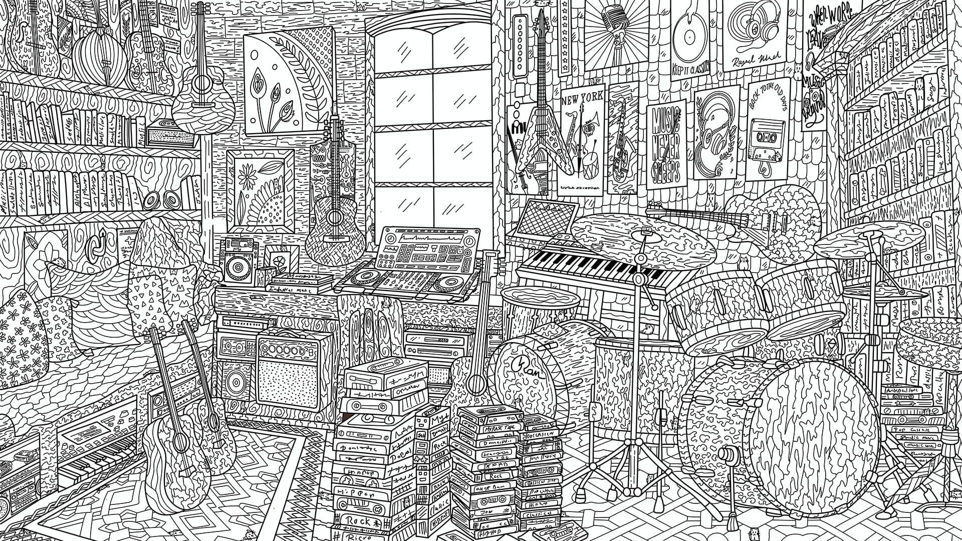 100 Music Cats