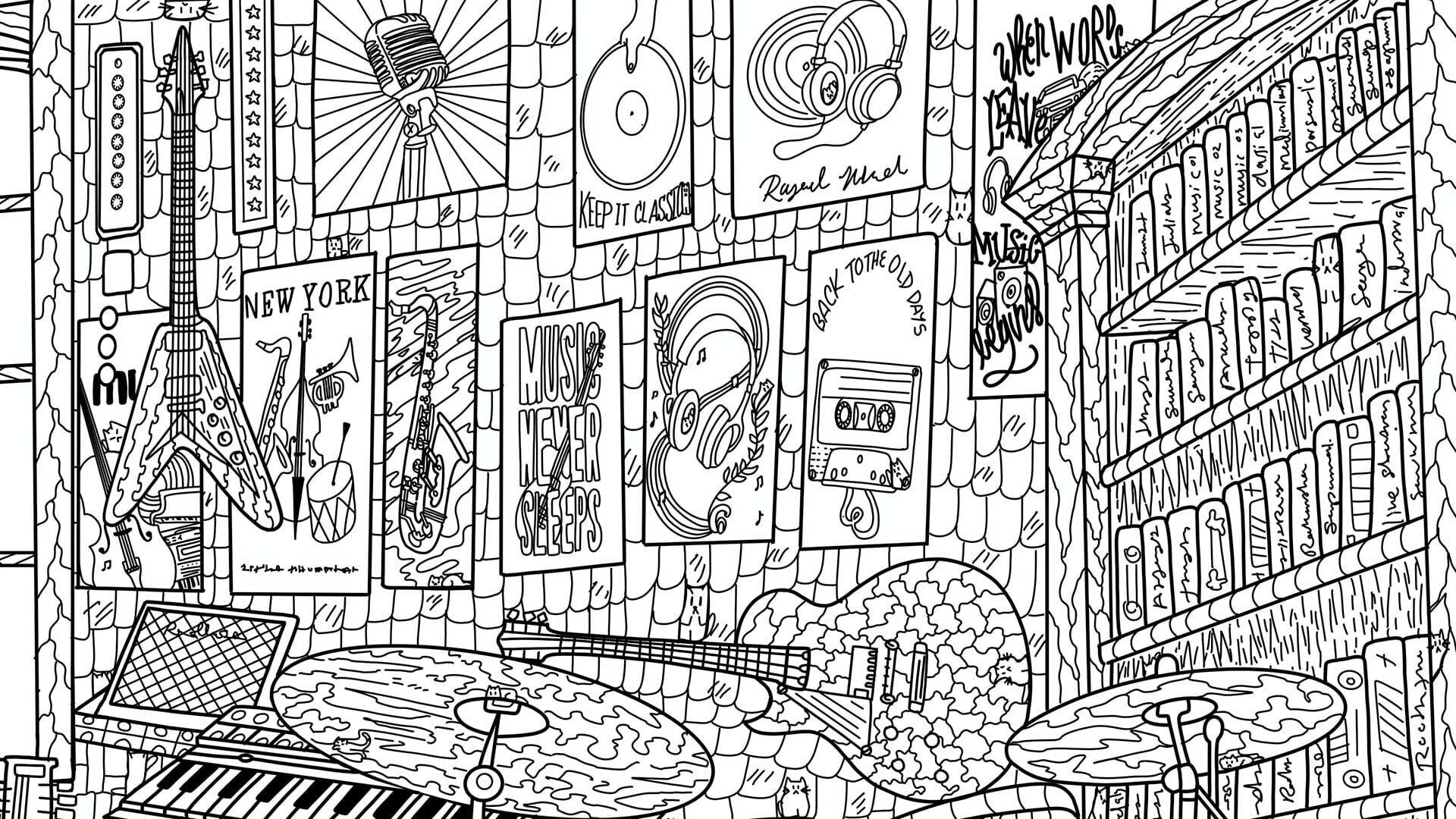 100 Music Cats