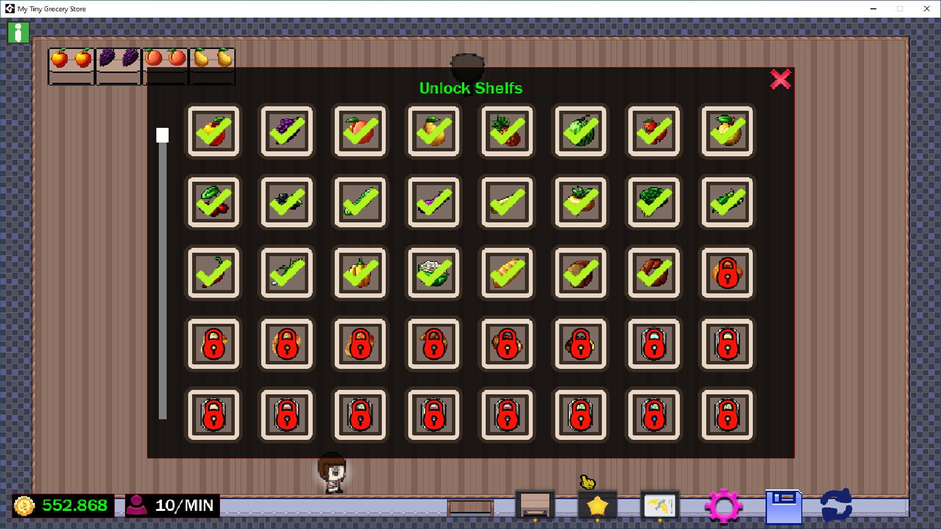 My Tiny Grocery Store - Screenshot