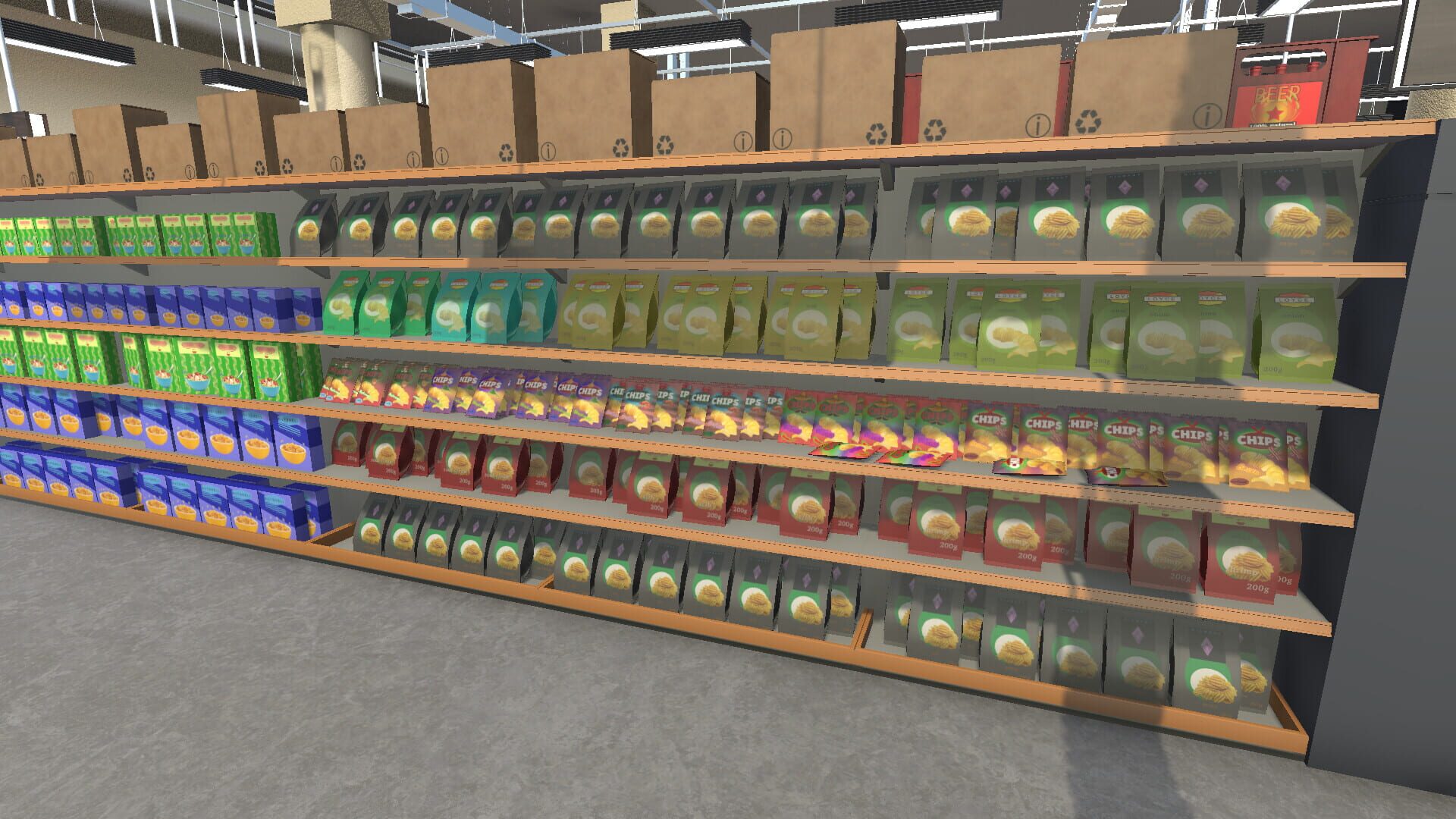 Big Market Simulator - Screenshot