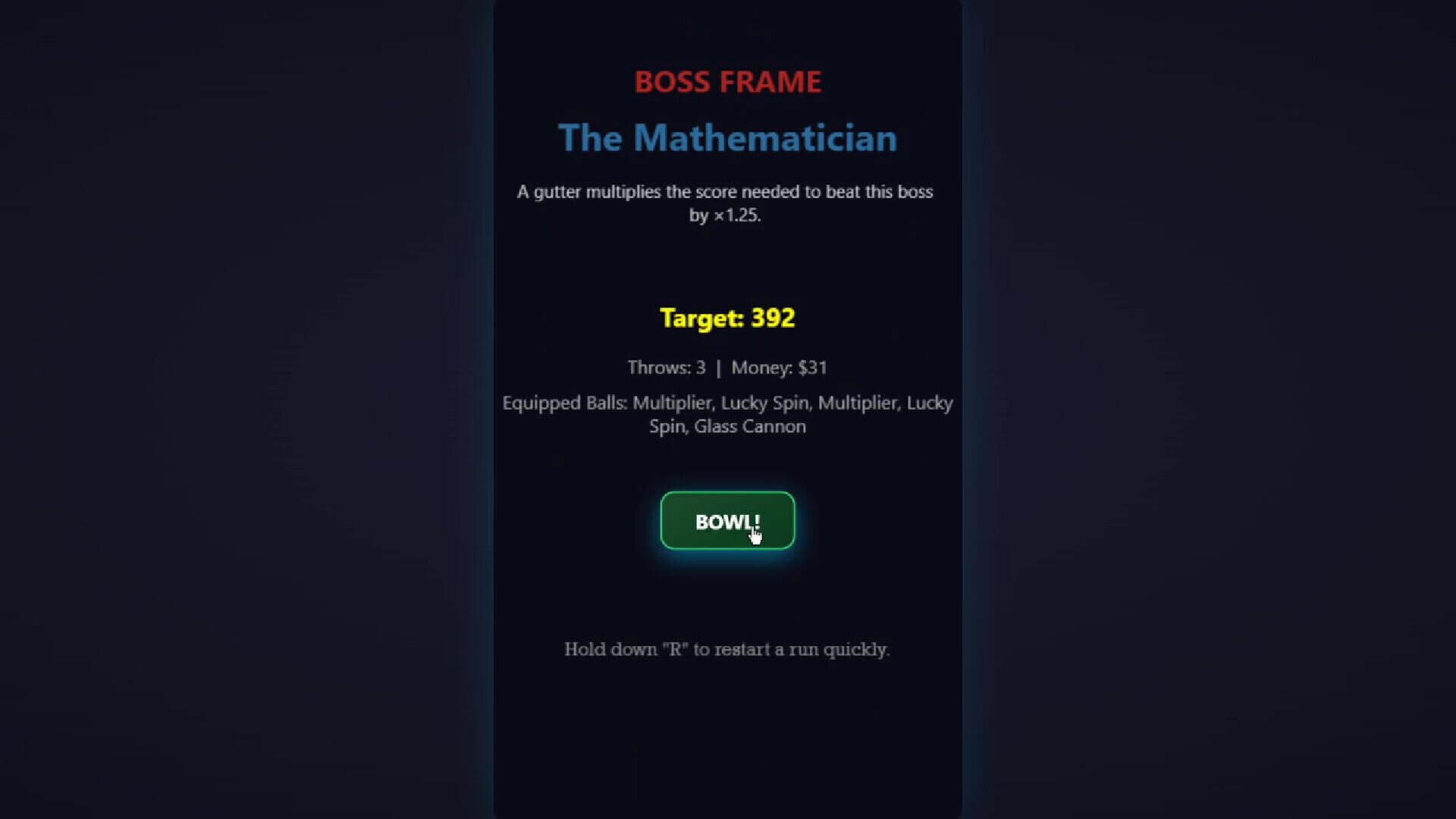 Dr. Bowlatzo's Crazy Bowling - Screenshot
