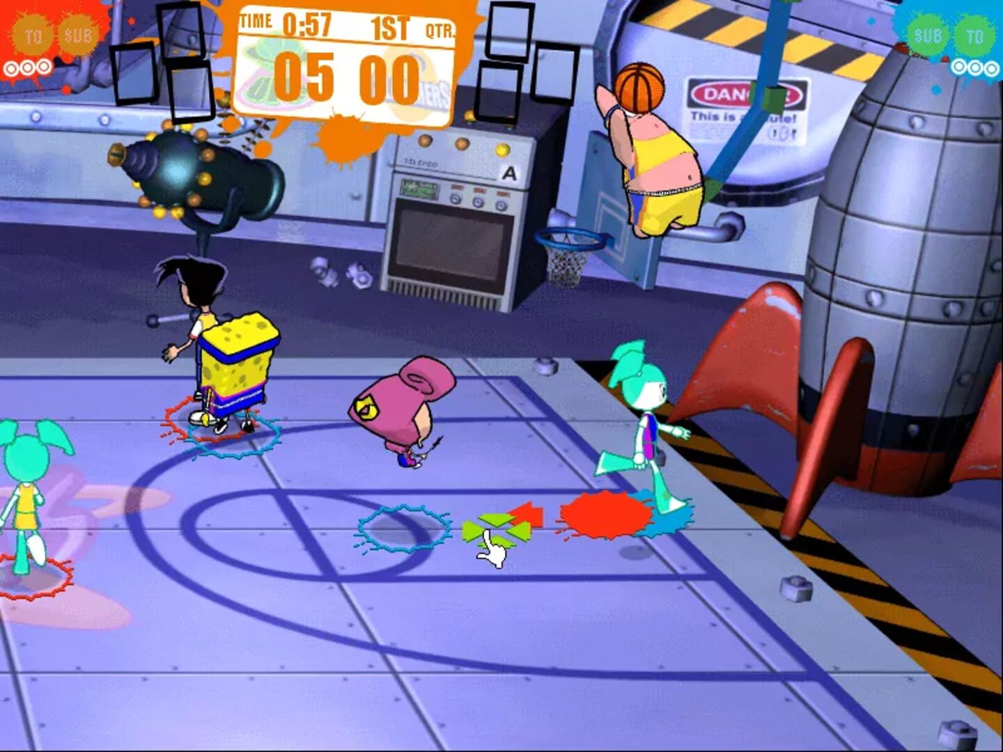 Nicktoons Basketball - Screenshot