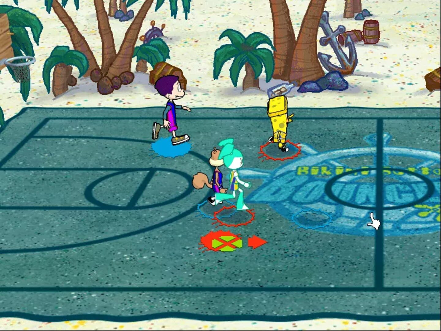 Nicktoons Basketball - Screenshot