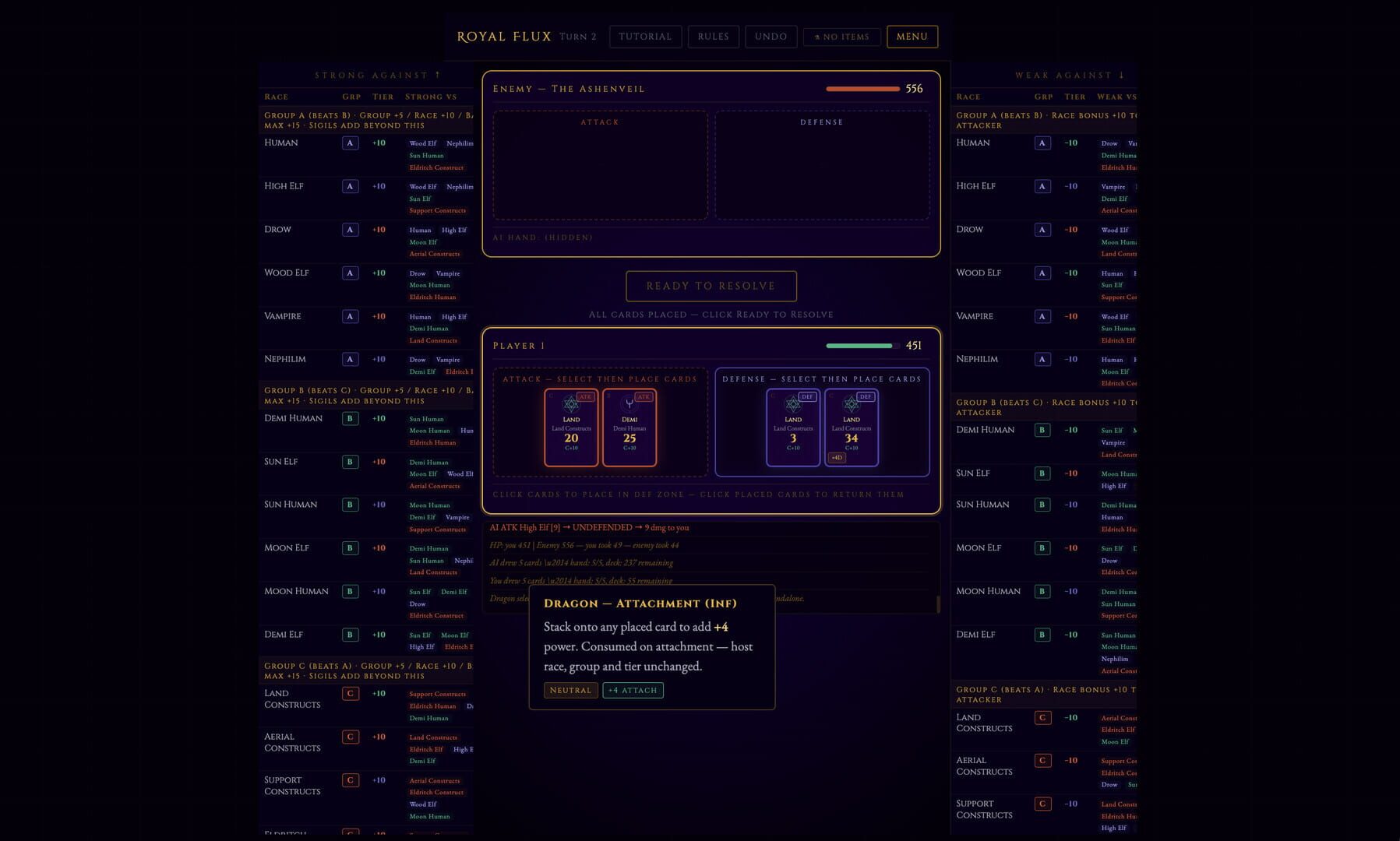 Royal Flux: The Astral Shadow Plague - Screenshot