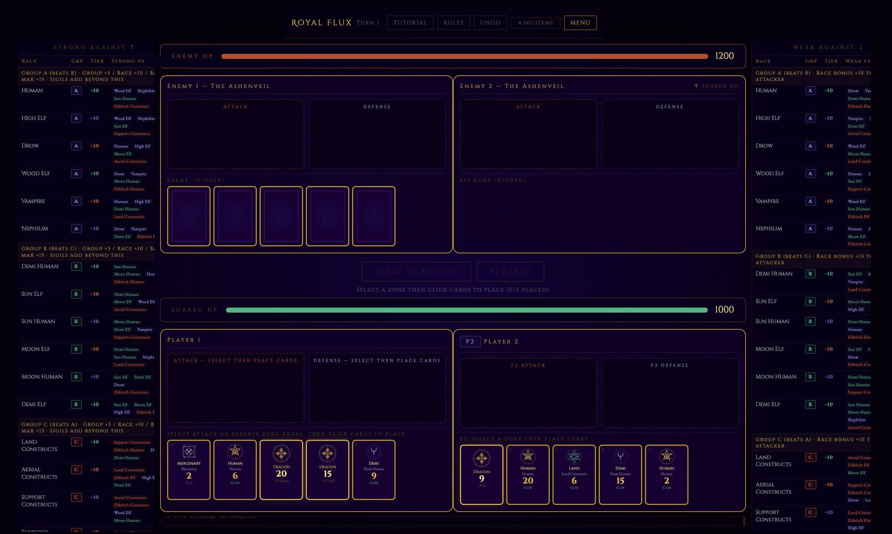 Royal Flux: The Astral Shadow Plague - Screenshot