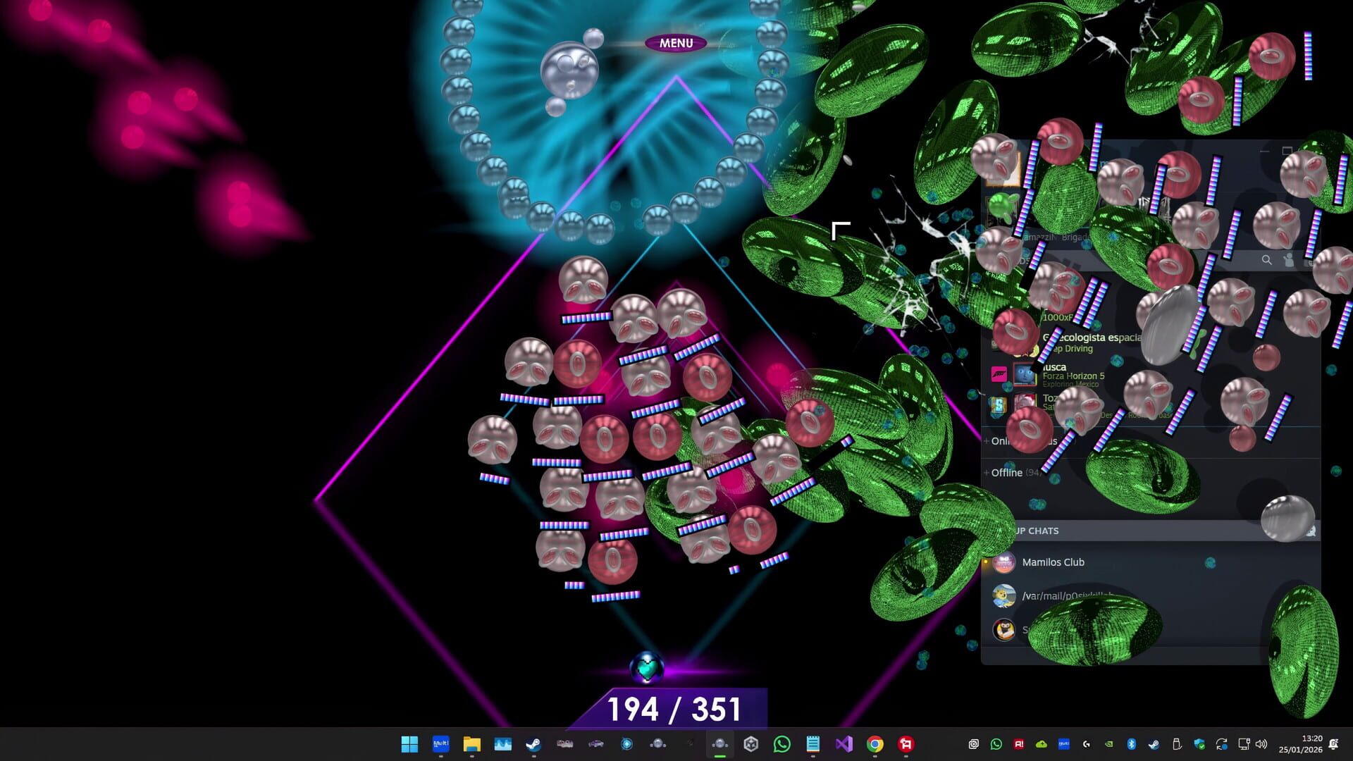 CPU Invaders: Micro Spheres - Screenshot
