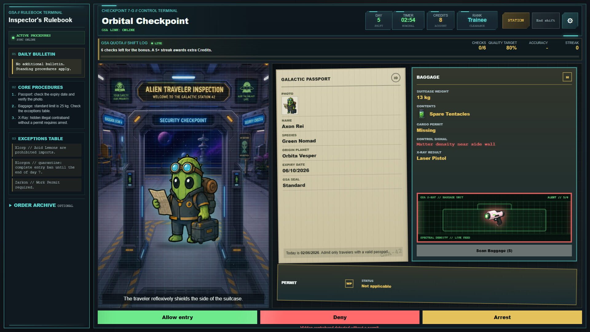 Orbital Checkpoint - Screenshot