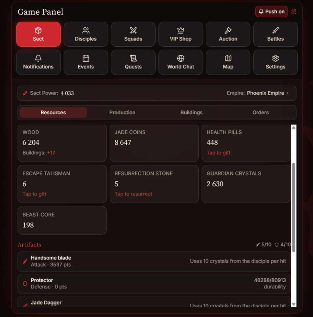 SectMind · 游戏截图