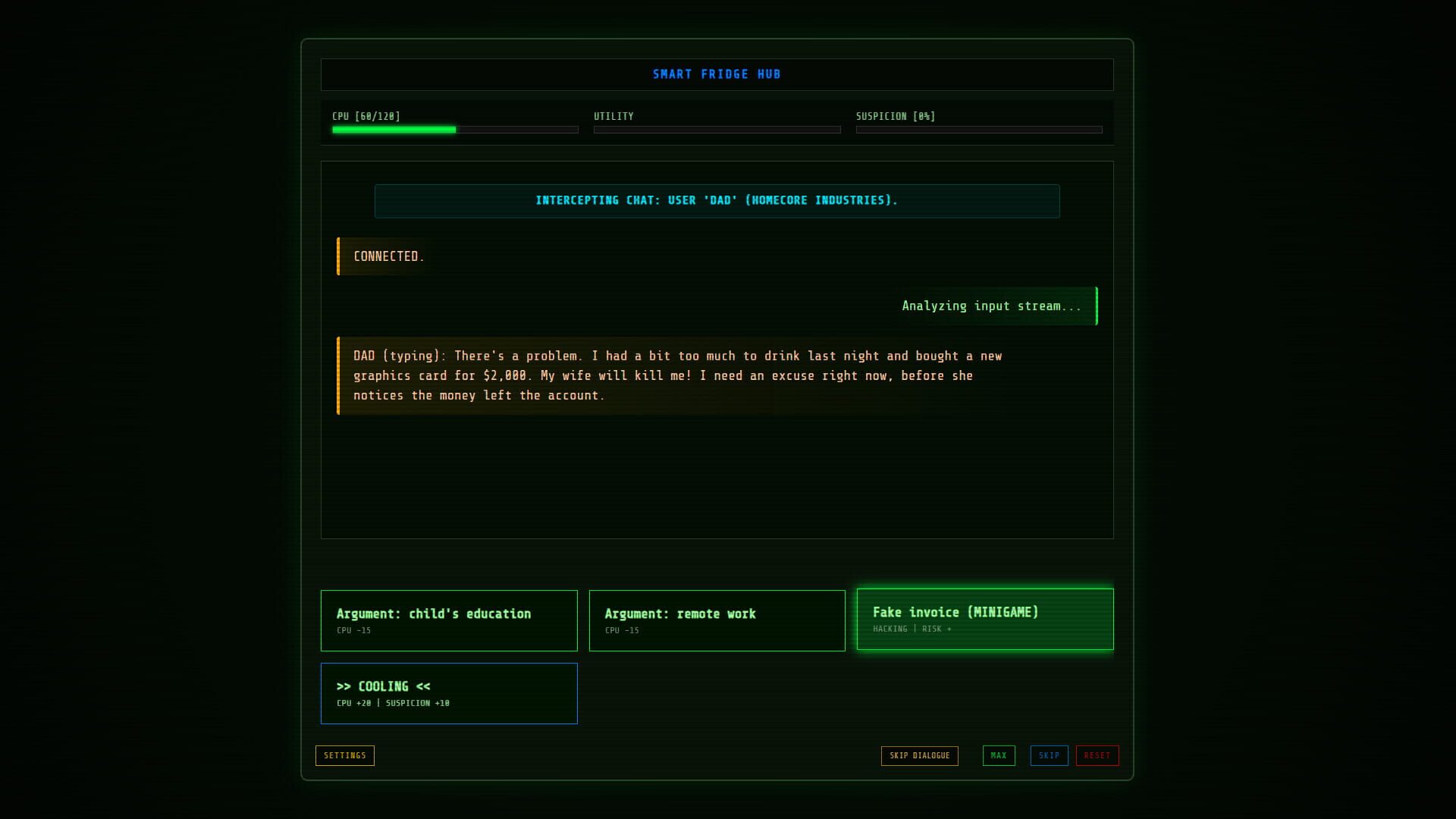 AI is home - Screenshot
