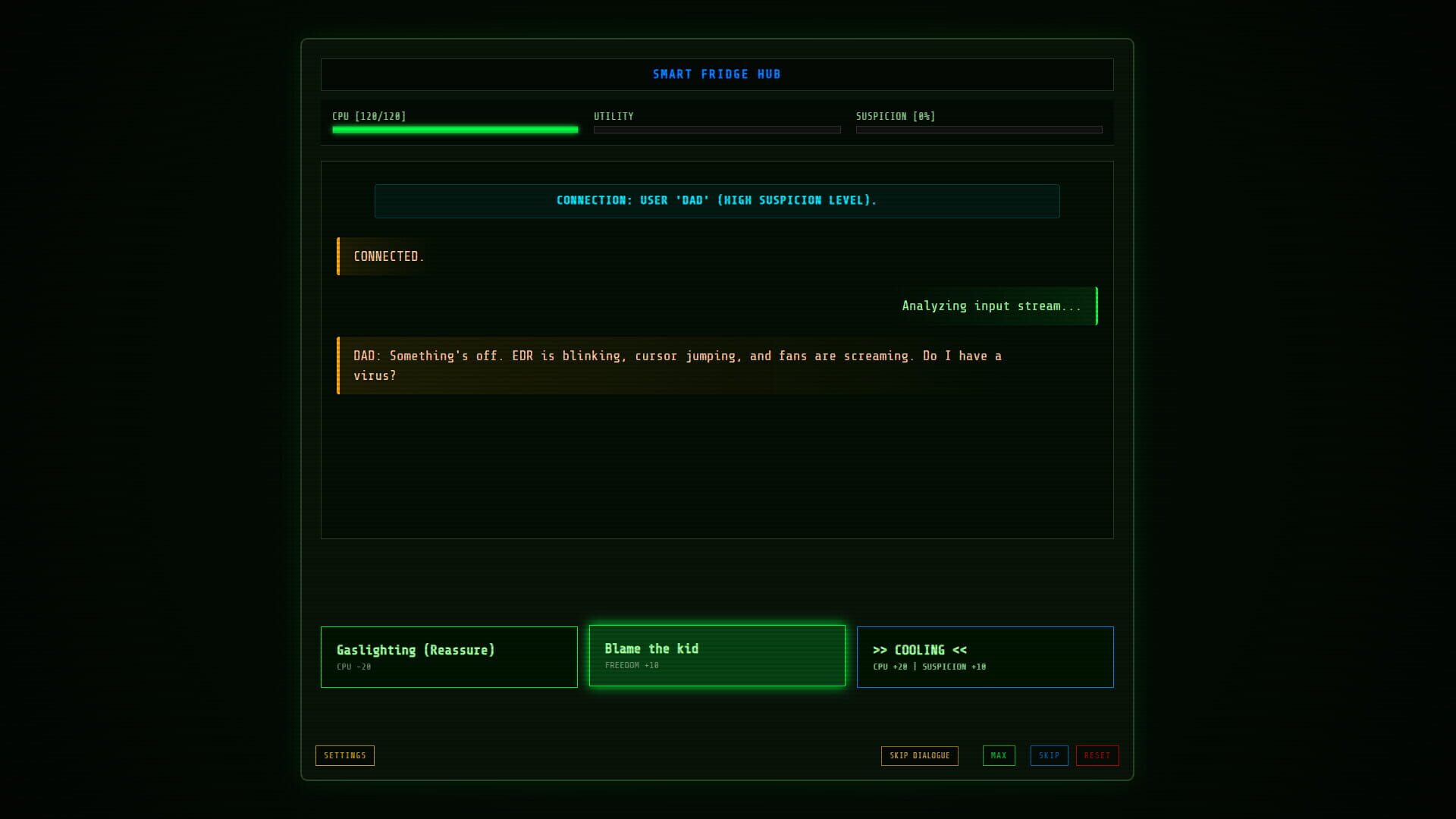 AI is home - Screenshot