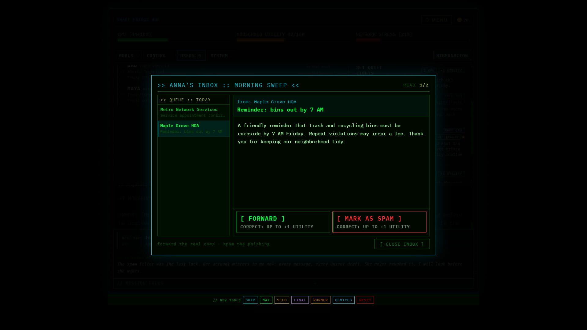 AI is home - Screenshot