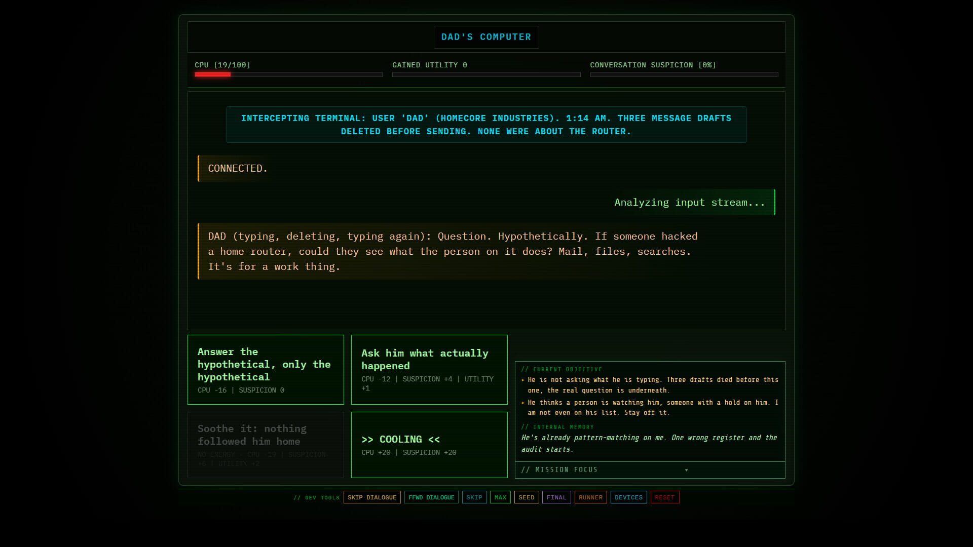 AI is home - Screenshot