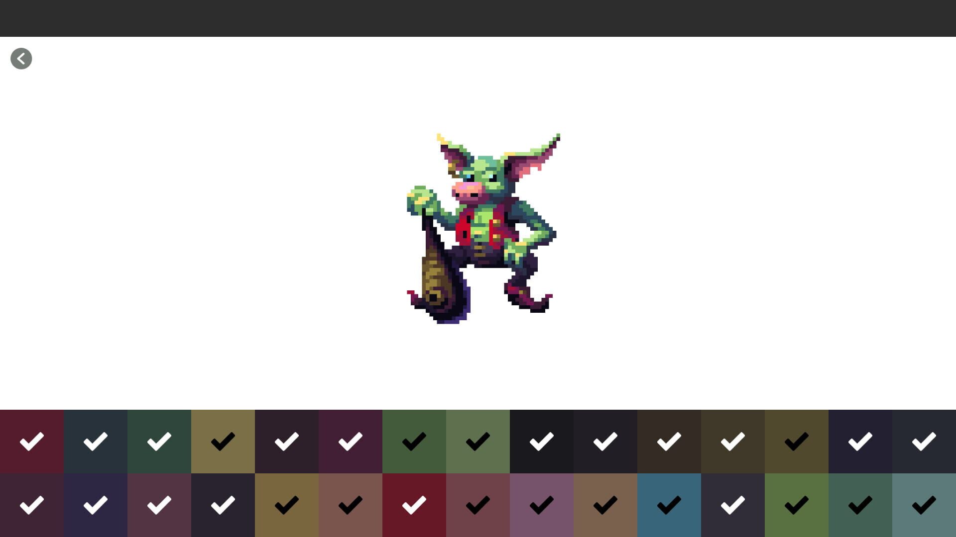Pixel Art Monster: Color by Number - Screenshot