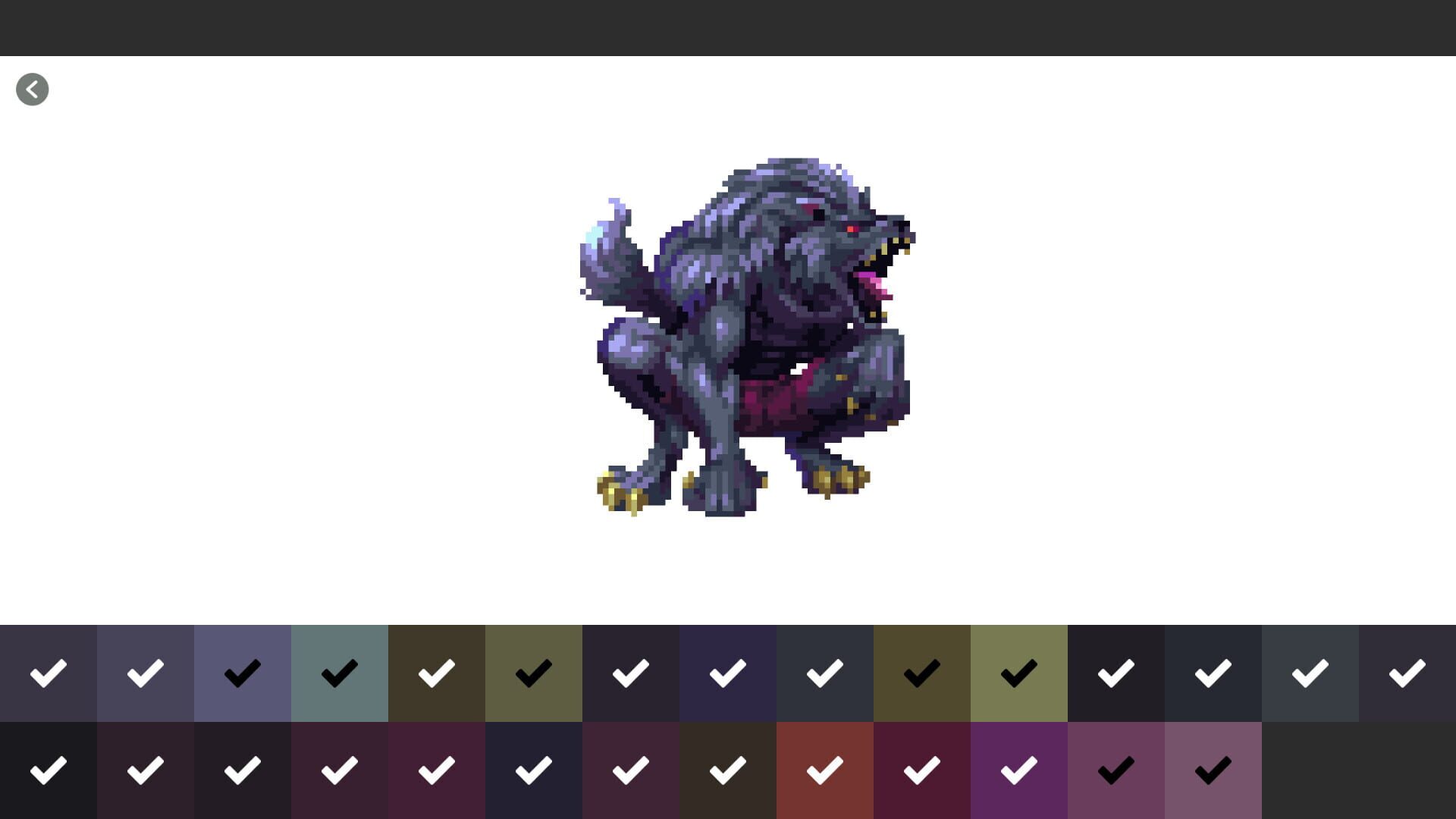 Pixel Art Monster: Color by Number - Screenshot