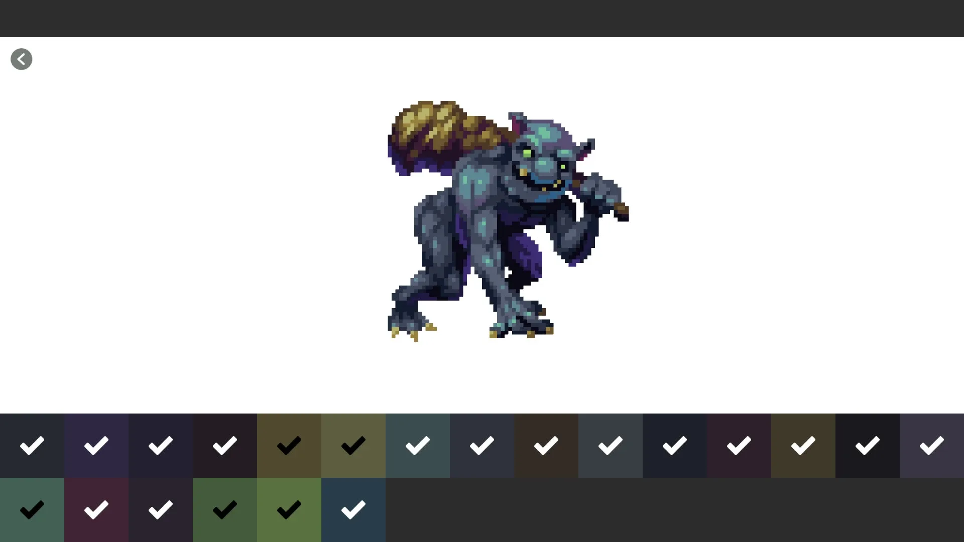 Pixel Art Monster: Color by Number