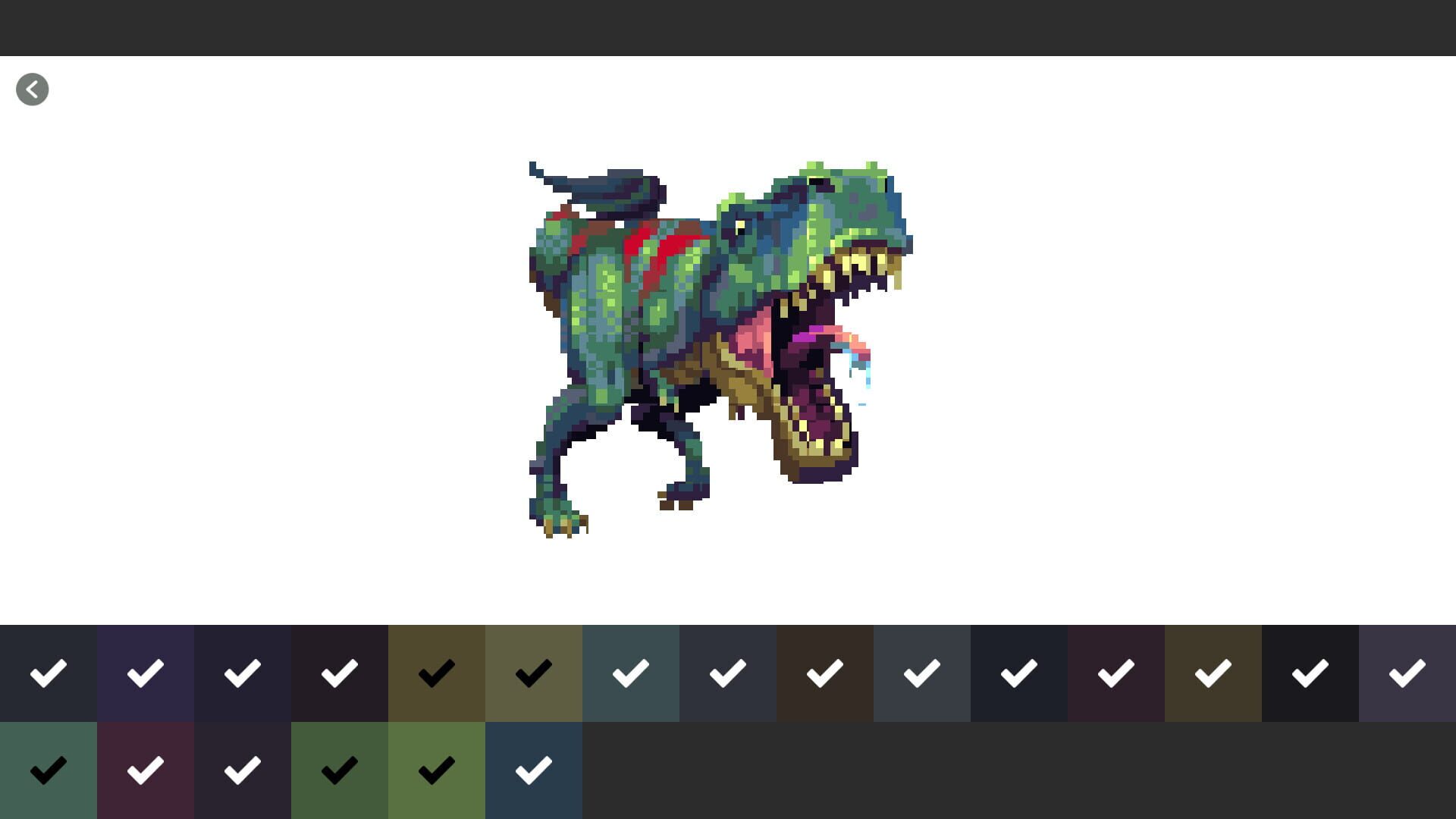 Pixel Art Monster: Color by Number - Screenshot
