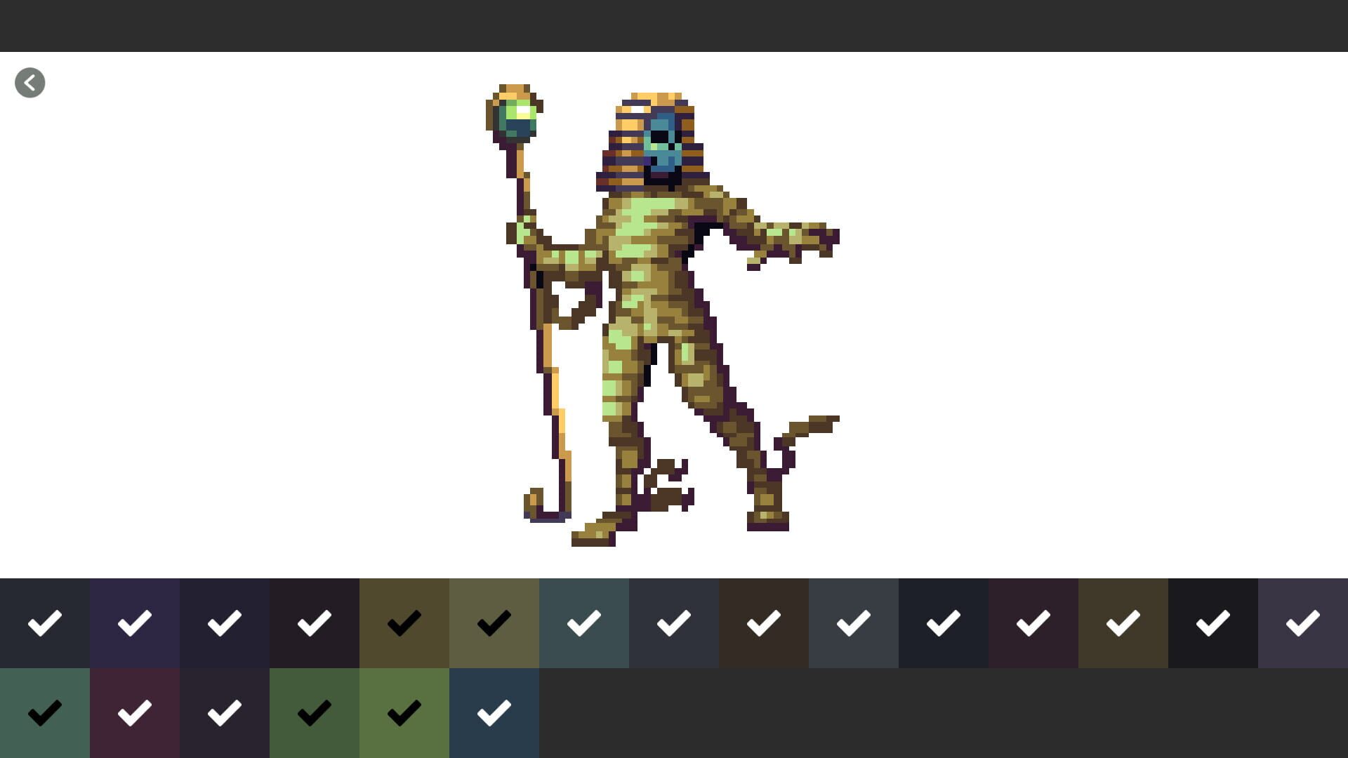 Pixel Art Monster: Color by Number - Screenshot