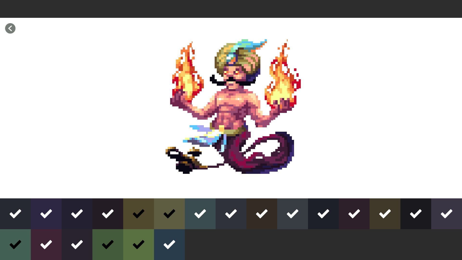 Pixel Art Monster: Color by Number - Screenshot