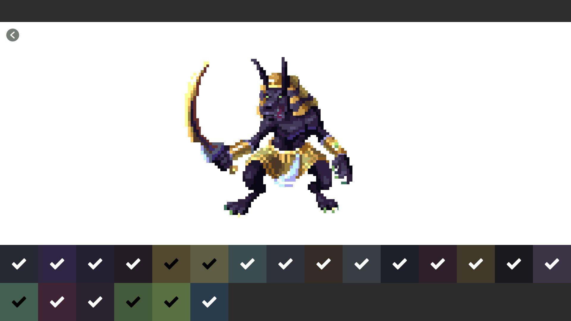 Pixel Art Monster: Color by Number - Screenshot