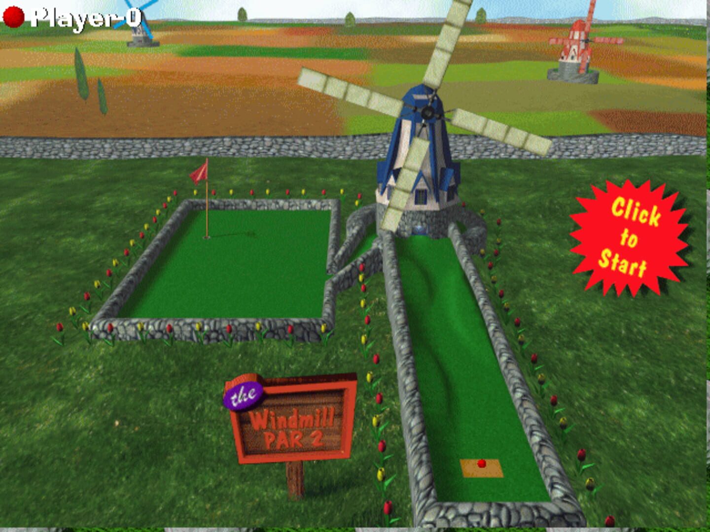 3-D Ultra Minigolf - Screenshot