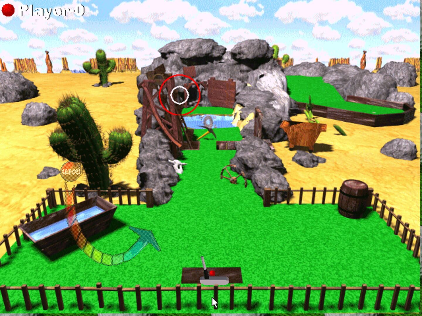 3-D Ultra Minigolf - Screenshot