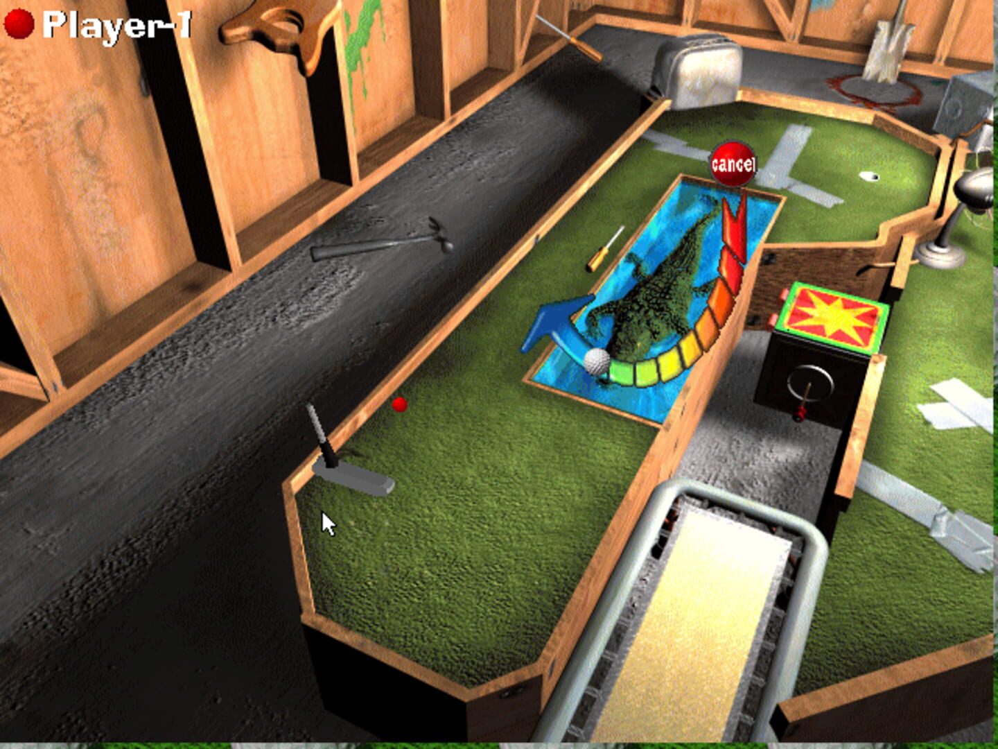 3-D Ultra Minigolf - Screenshot