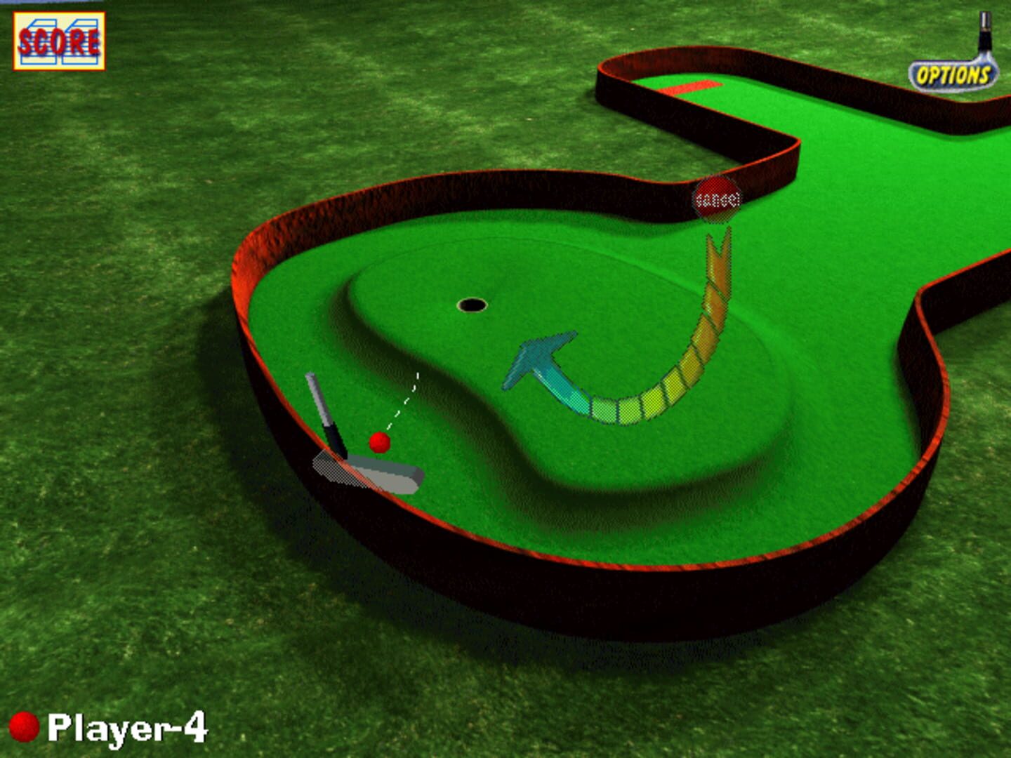 3-D Ultra Minigolf - Screenshot